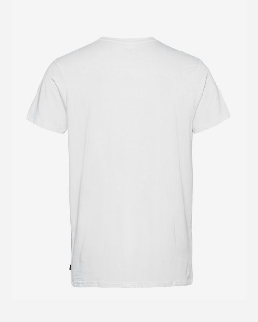 Bamboo R-Neck Tee - White
