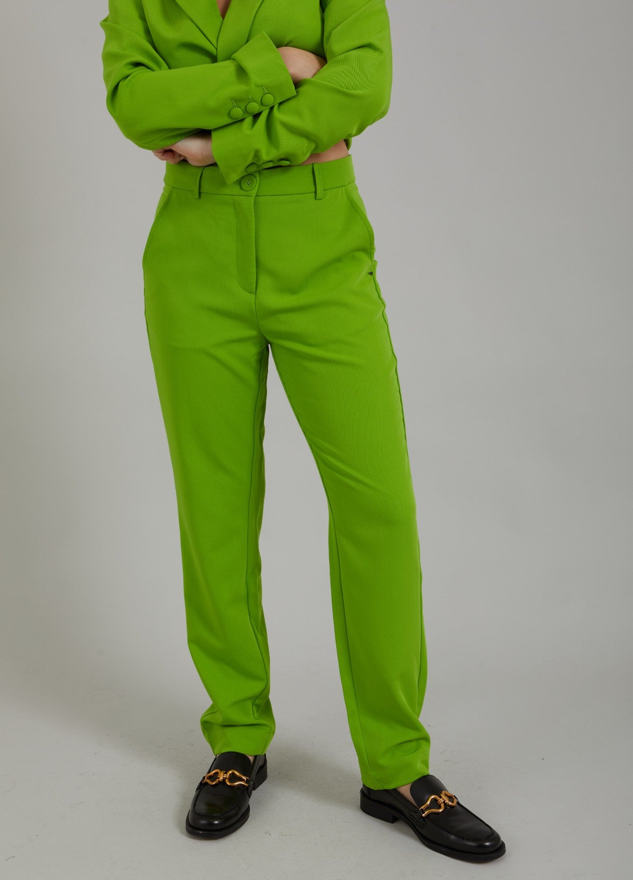 BUKSER M. NORMALE BEN - STELLA FIT - Flashy green