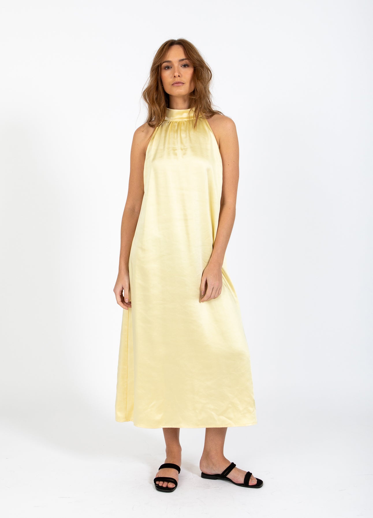 CC HEART SKYLER MAXI KJOLE - Light honey