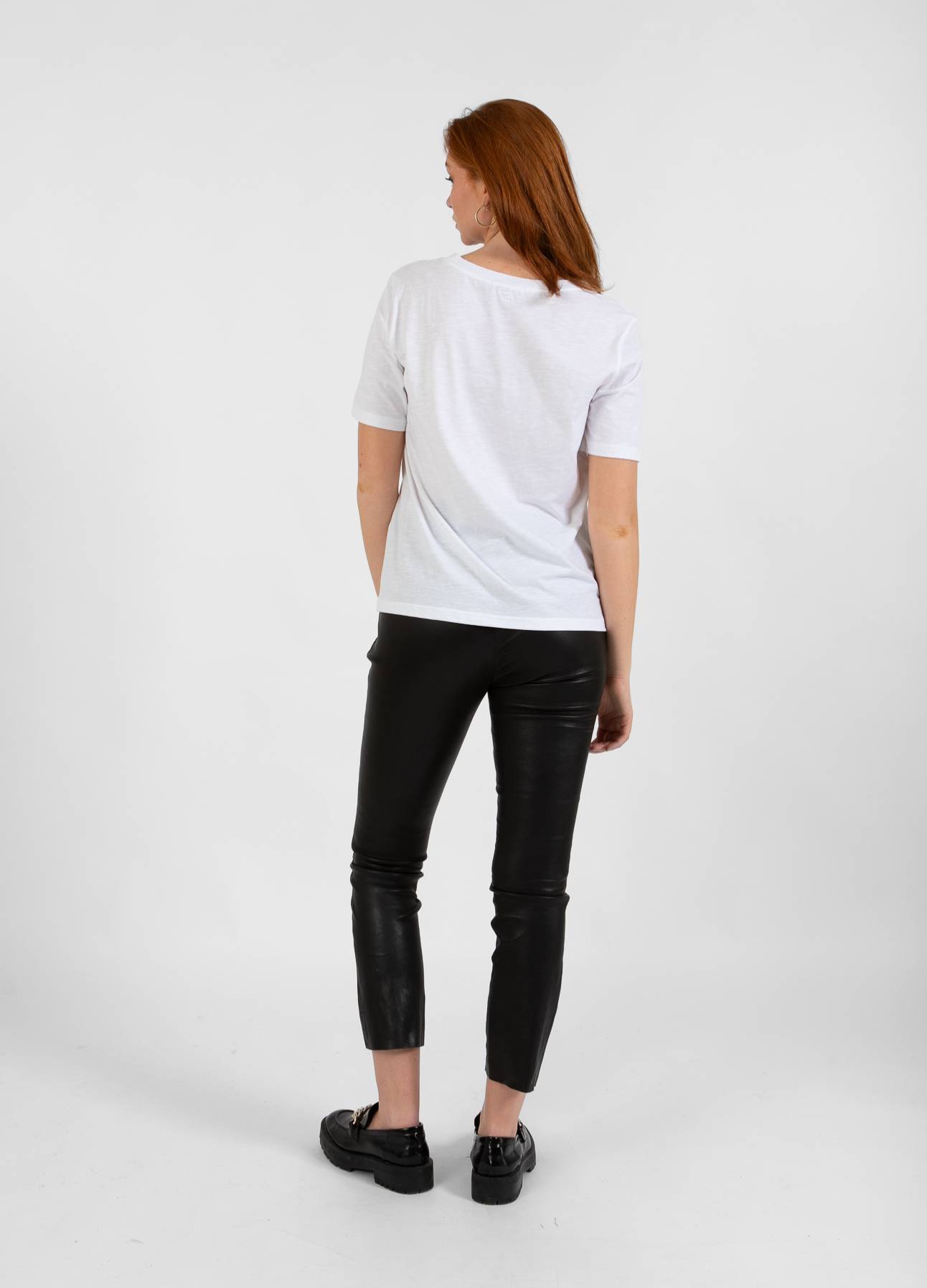 CC HEART SOULMATE T-SHIRT - MELLEM ÆRME - White Levere