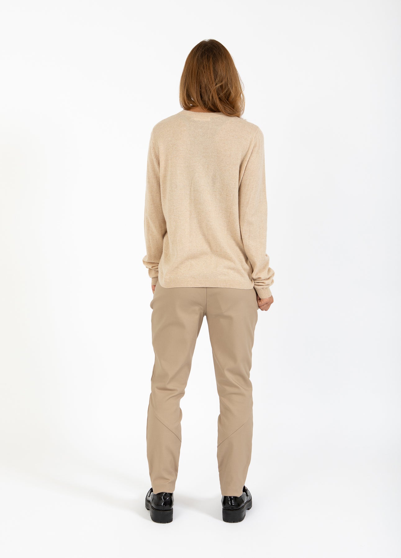 KASHMIR CARDIGAN - Desert sand