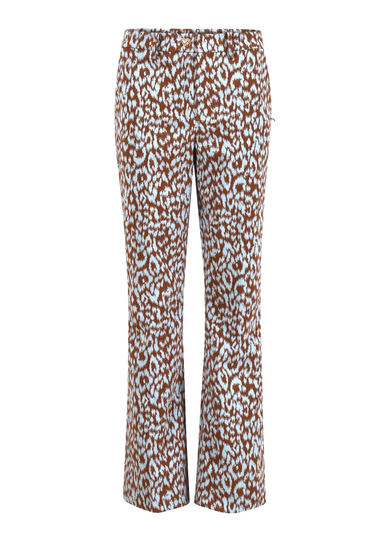 LEO BUKSER - LUCIA FIT - Ice leo jaquard