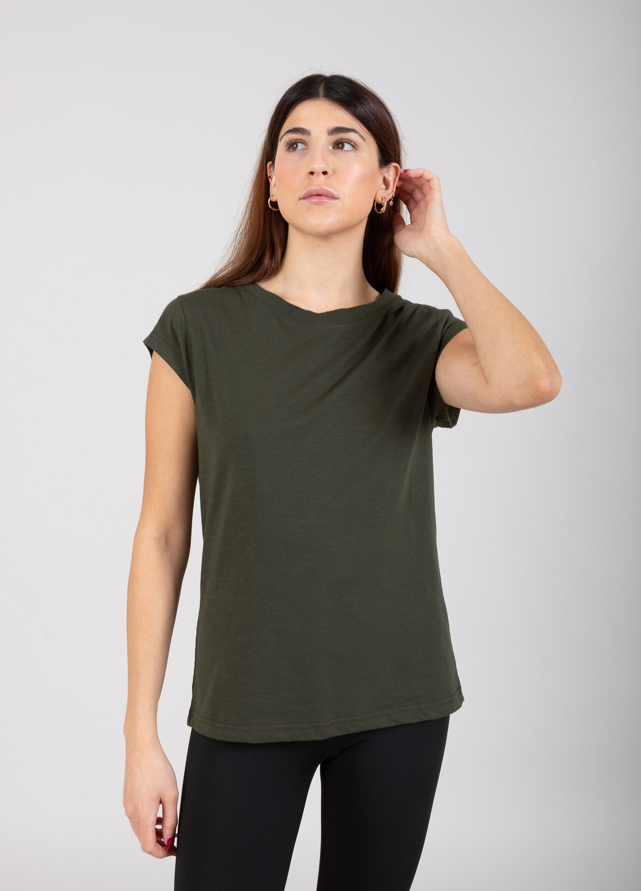 CC HEART T-SHIRT - Hunter Green