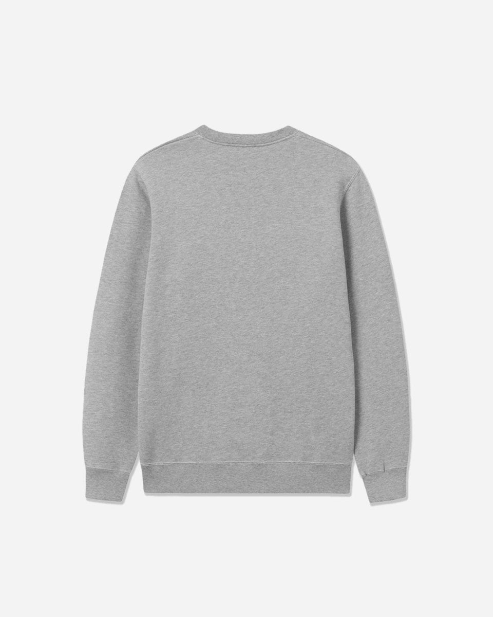 Hugh Logo Sweatshirt - Grey Melange Udsalg