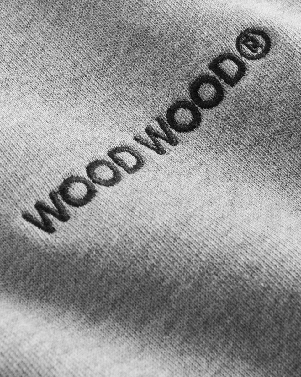 Hugh Logo Sweatshirt - Grey Melange Udsalg