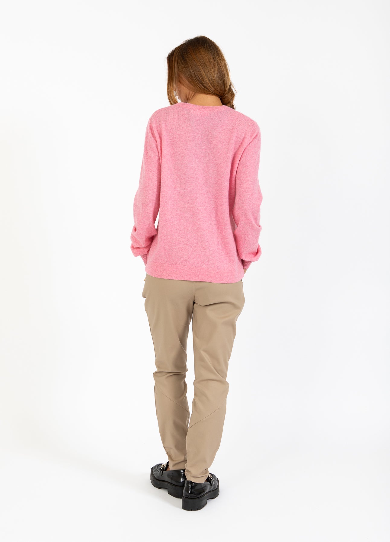KASHMIR SWEATER - Exotic pink