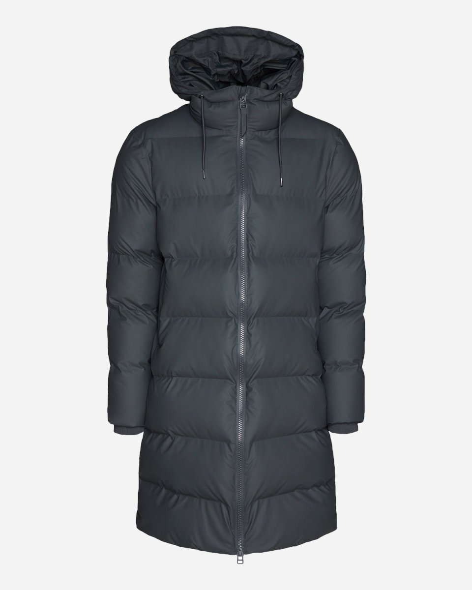 Long Puffer Jacket - Slate