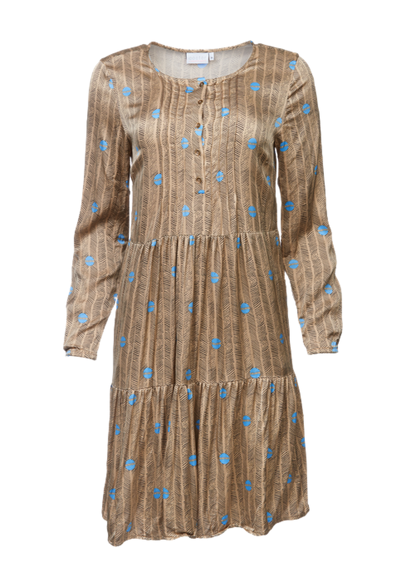 PRE-LOVED KJOLE I SPROUT PRINT - Sprout print - sand