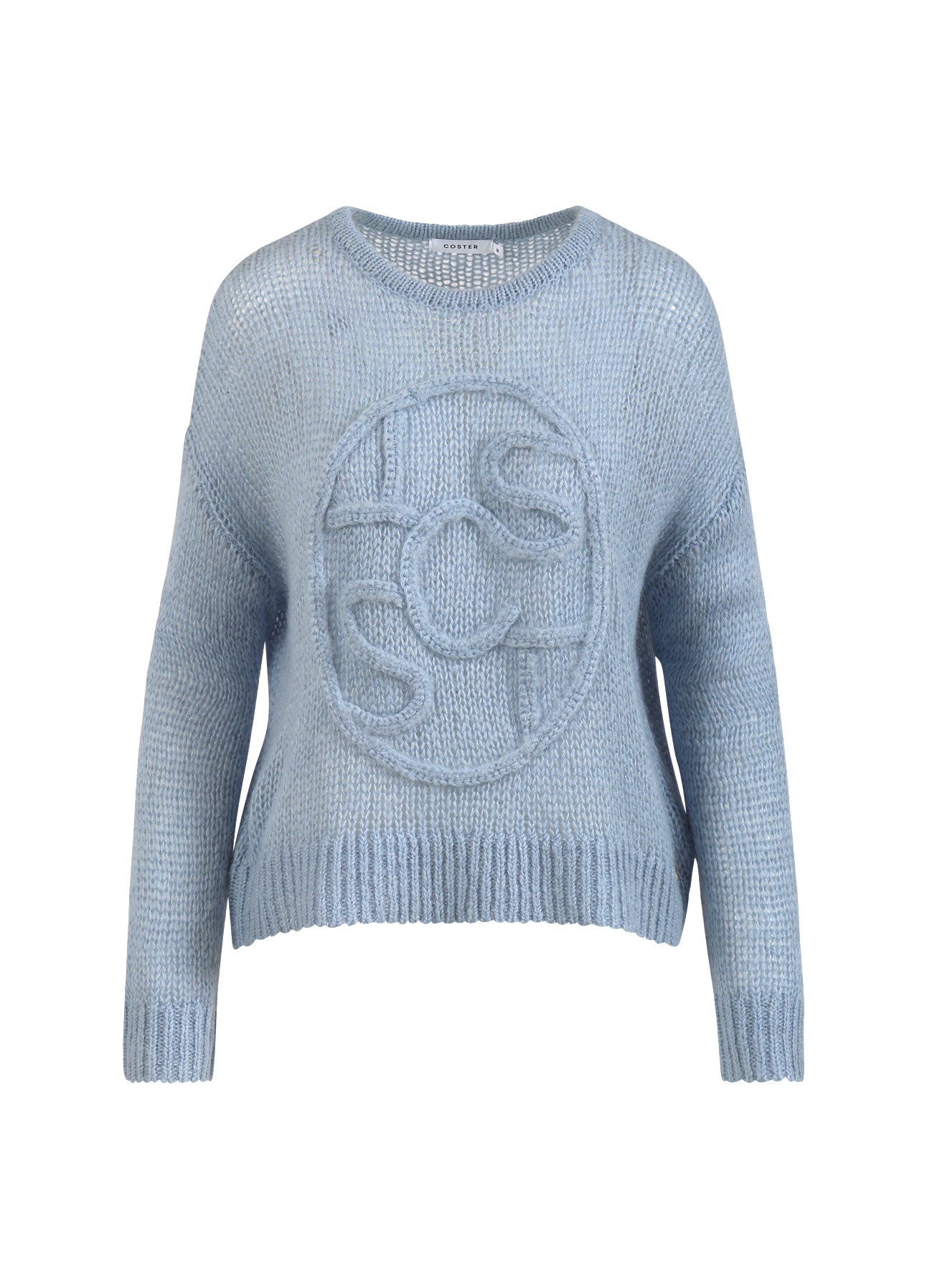 STRIK MED COSTER LOGO - Ice blue