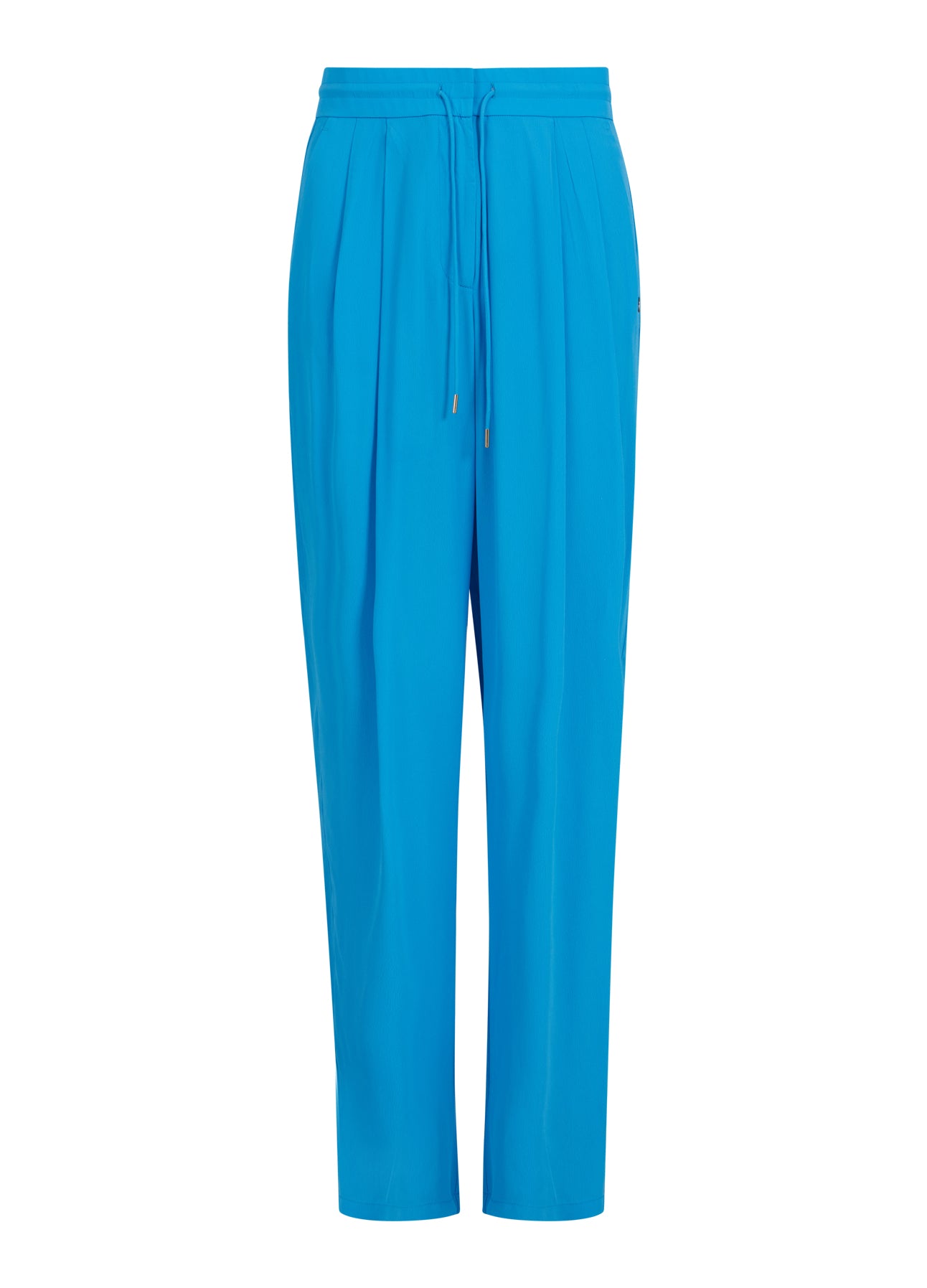 BUKSER M. LÆG OG I ACETATE - STELLA FIT - Blue lagune