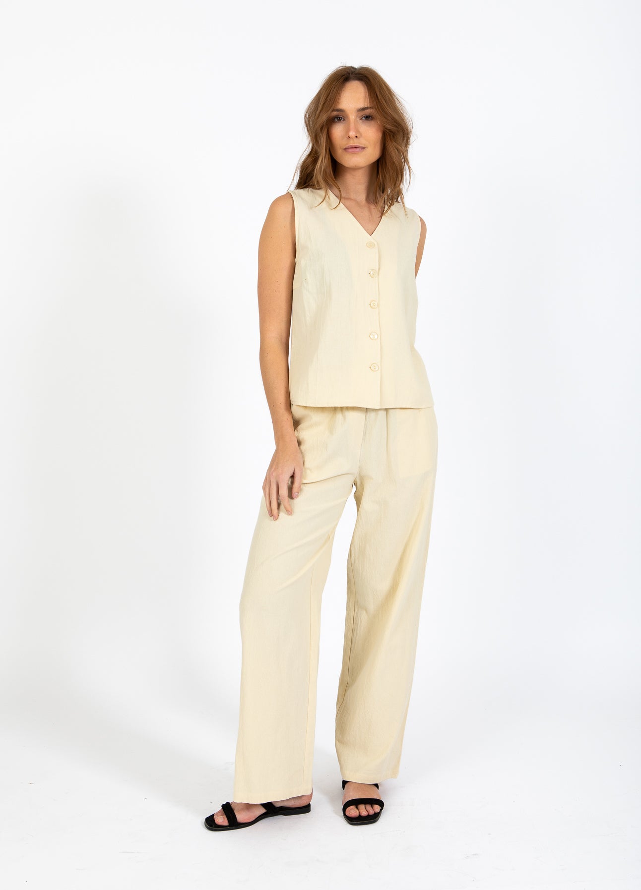 CC HEART SCOUT HØR-LOOK BUKSER - Light honey