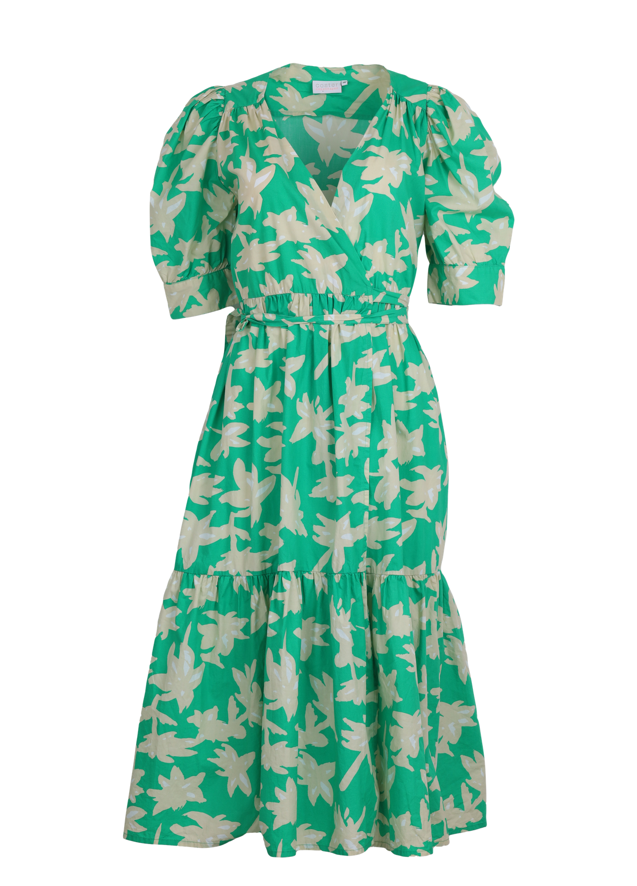 PRE-LOVED SLÅ-OM-KJOLE M. WILD FLOWER PRINT - Wild flower print
