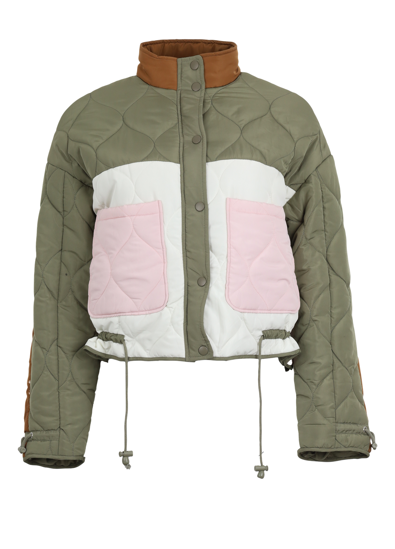PRE-LOVED VATTERET PATCHWORK JAKKE - Patchwork color