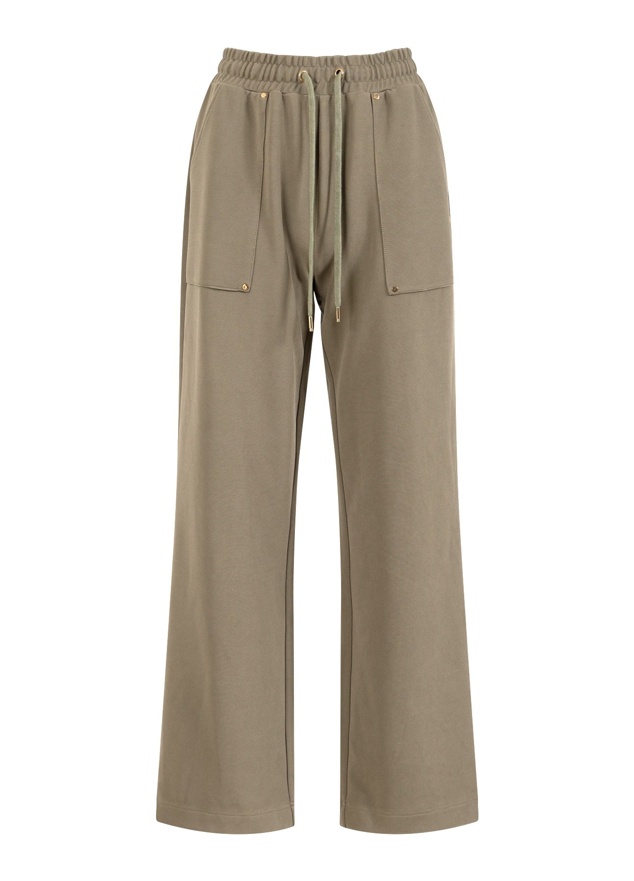 SPORTY BUKSER - SILLE FIT - Dusty olive