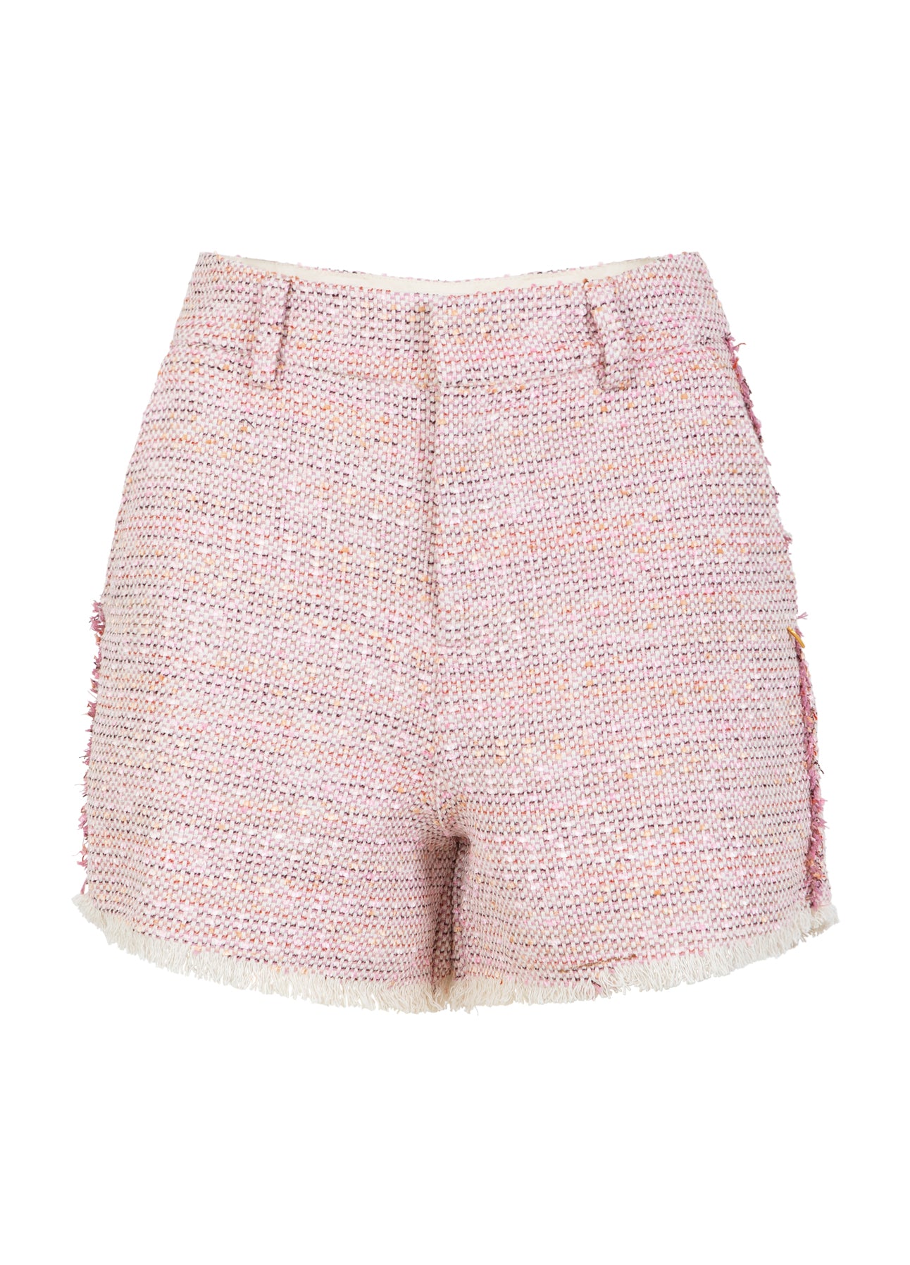 BREDE SHORTS - PETRA FIT - Pearl/pink jaquard