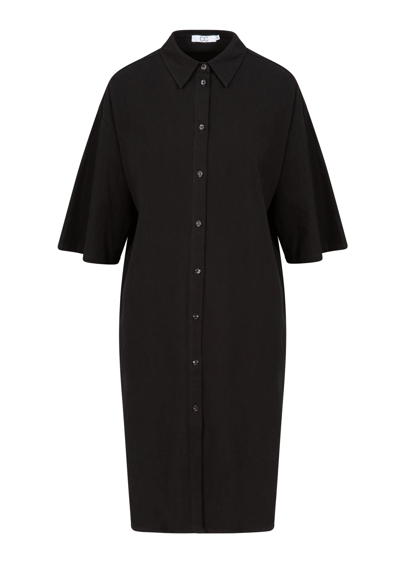 CC HEART SCOUT HØR-LOOK SKJORTEKJOLE - Black