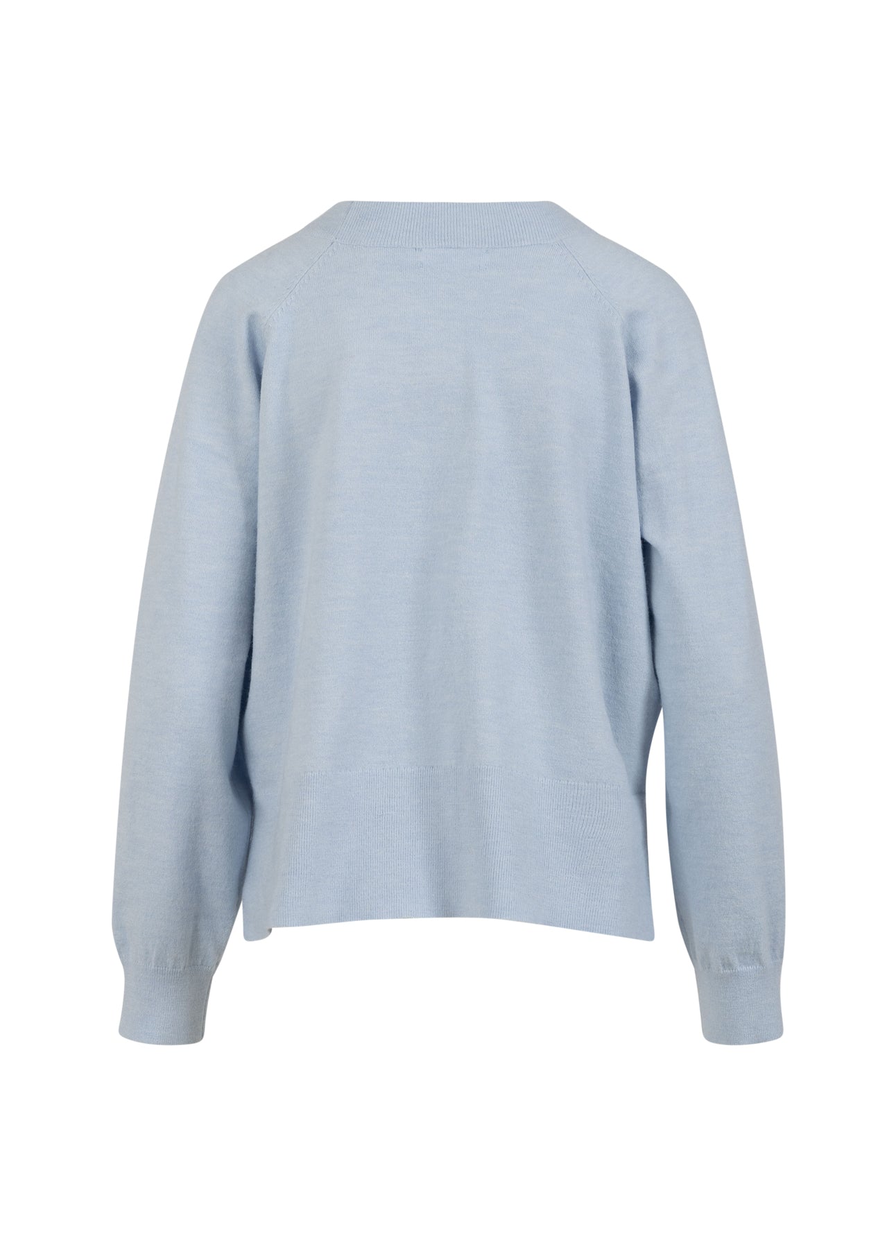 STRIKKET CARDIGAN - COMFY KNIT - Ice blue