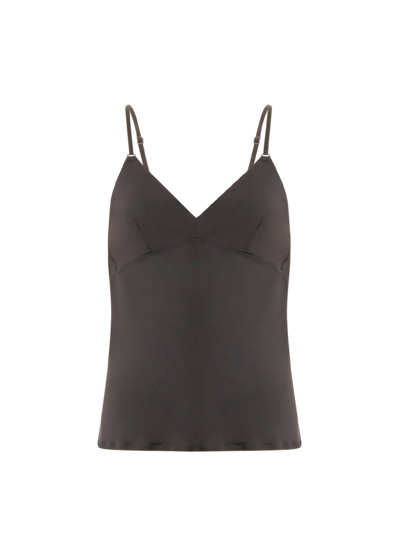 CC HEART RACERBACK TOP - Black