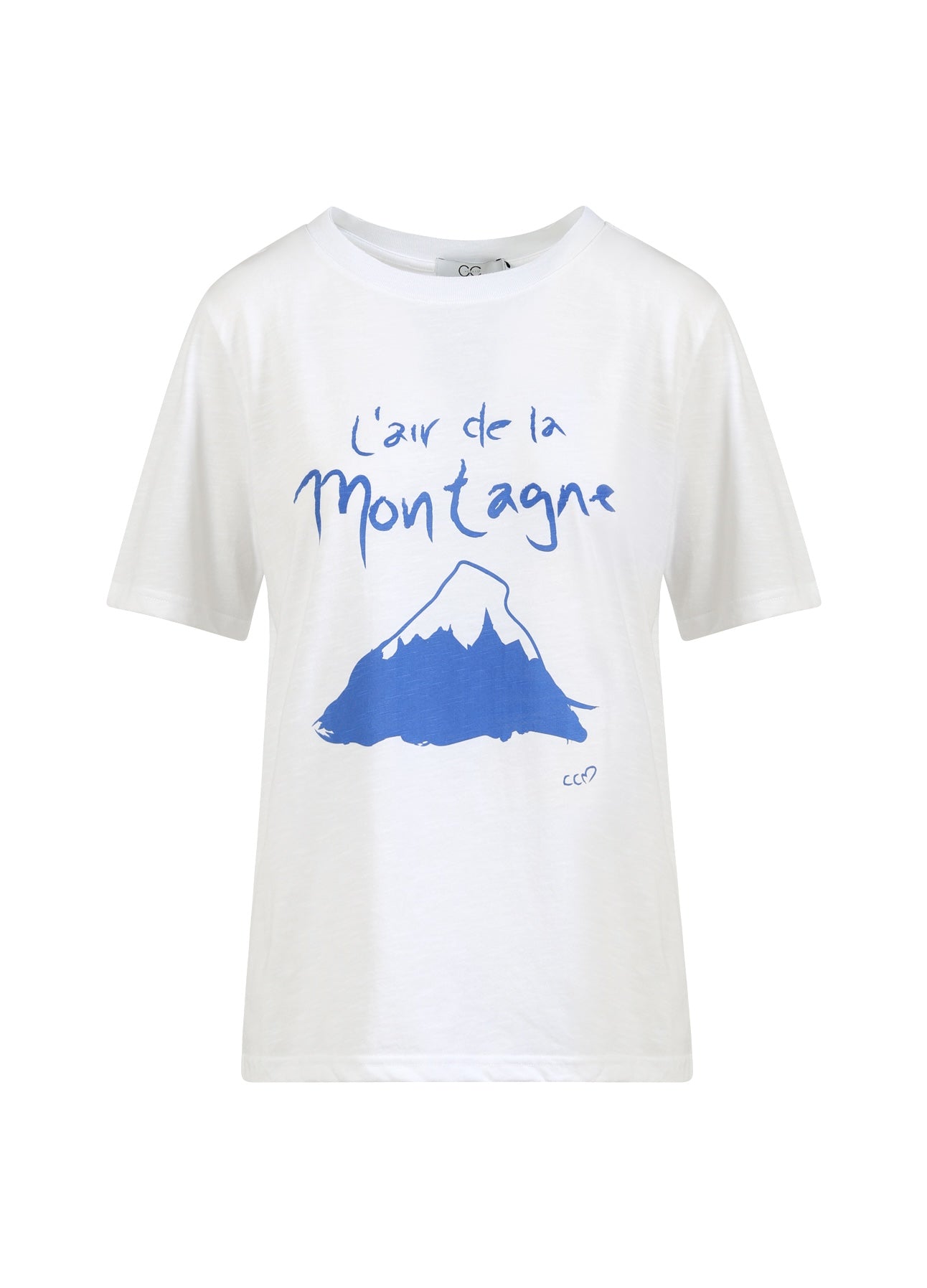 CC HEART MOUNTAIN T-SHIRT - MIDI ÆRME - White