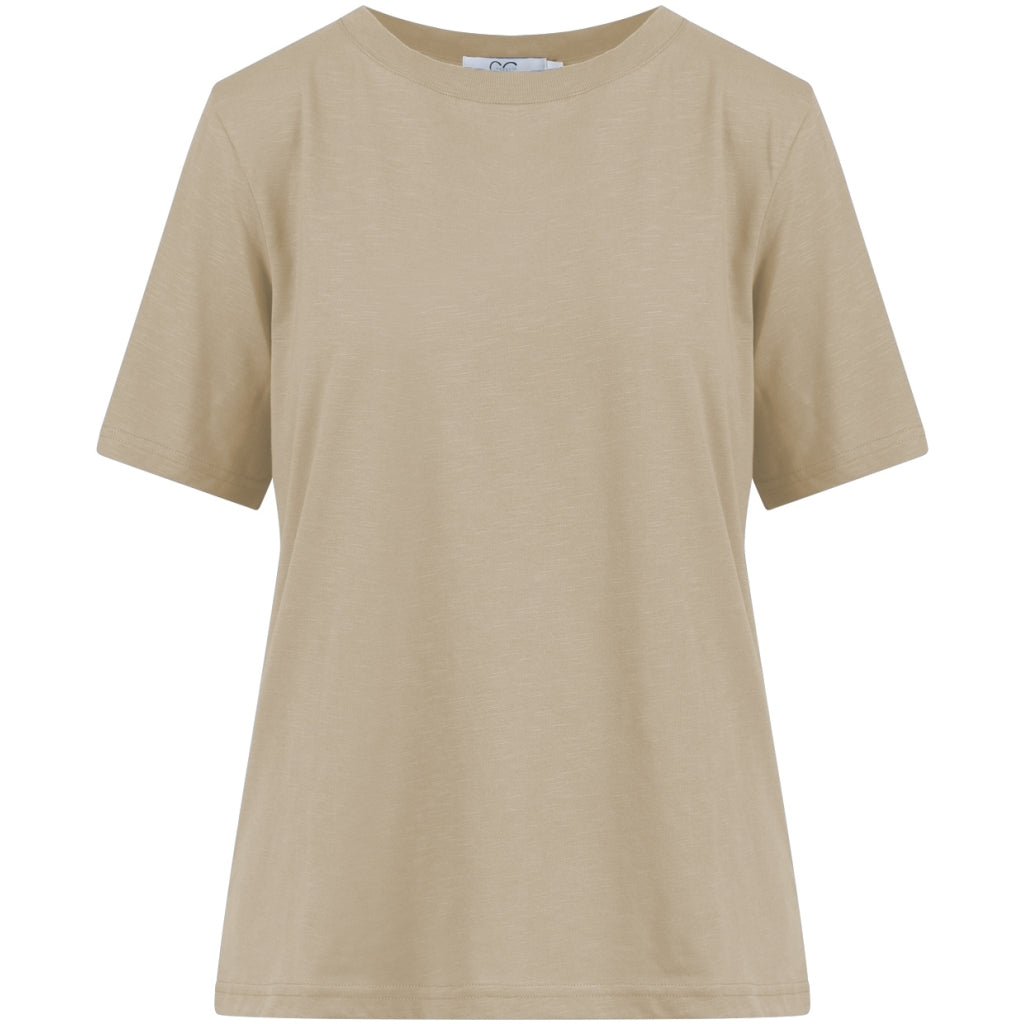CC HEART REGULAR T-SHIRT - Sand olive