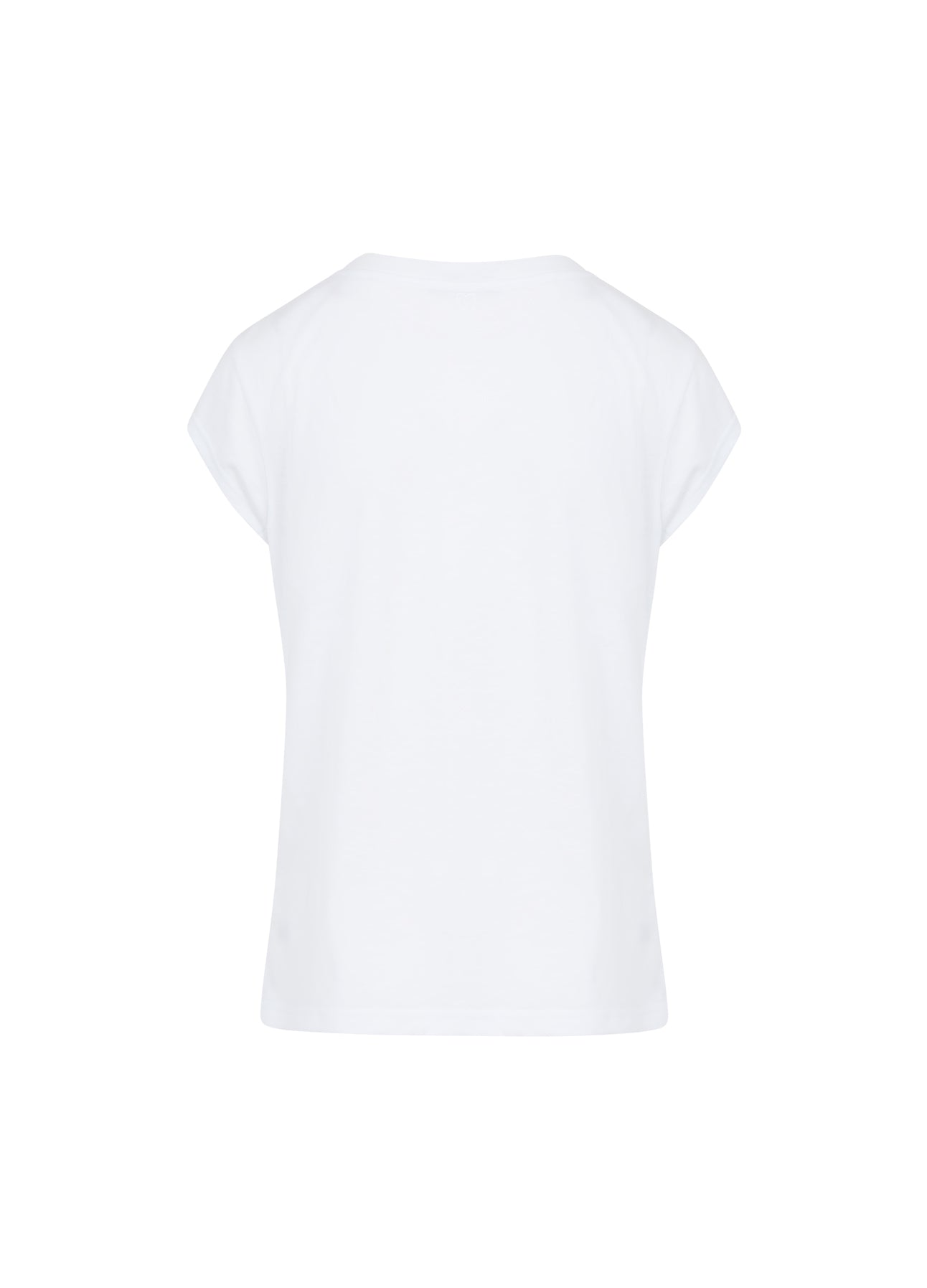 CC HEART SHELL TEE - KORT ÆRME - White