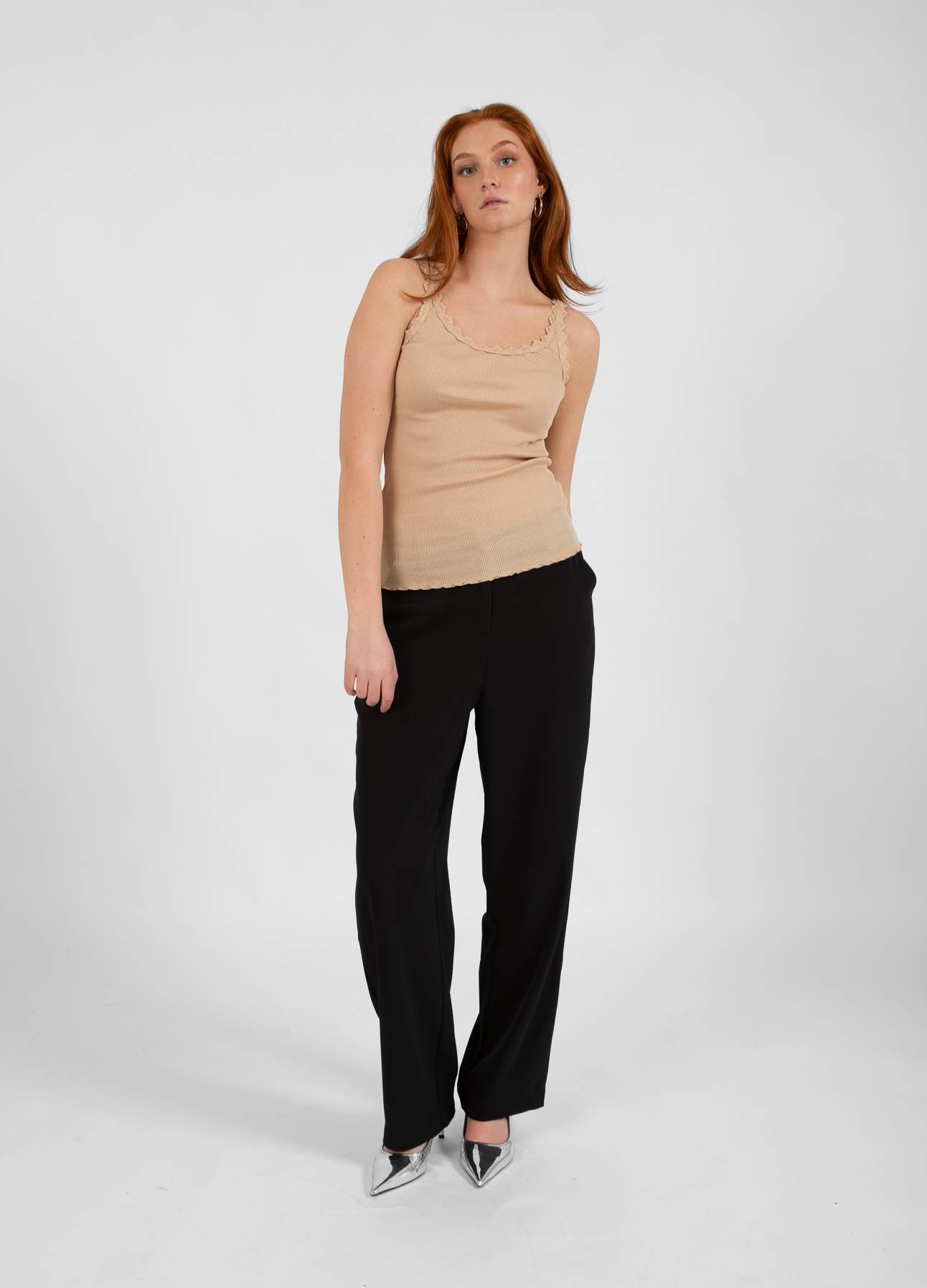 CC HEART SILKE TOP MED BLONDE - Tan