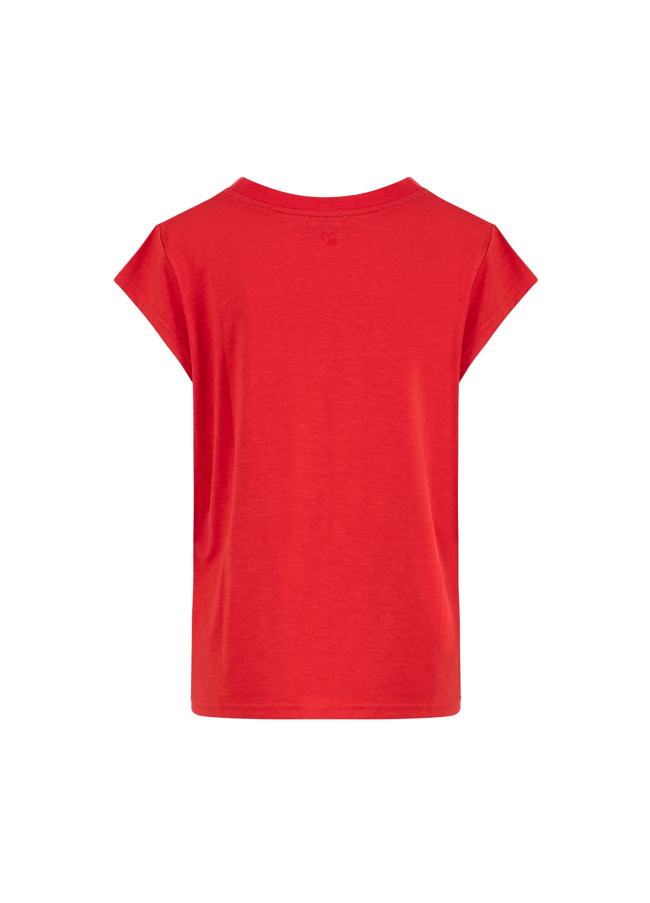 CC HEART T-SHIRT - Berry red Udsalg