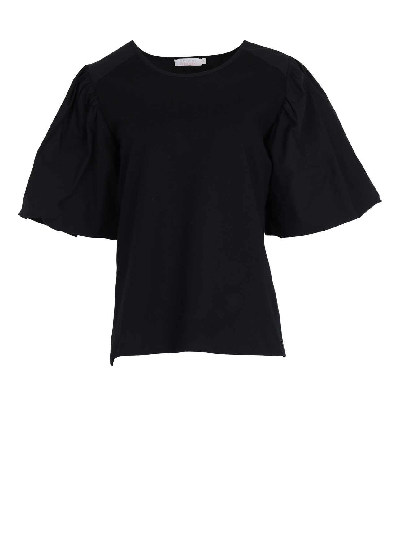 PRE-LOVED TOP I JERSEY MIX - Black på udsalg