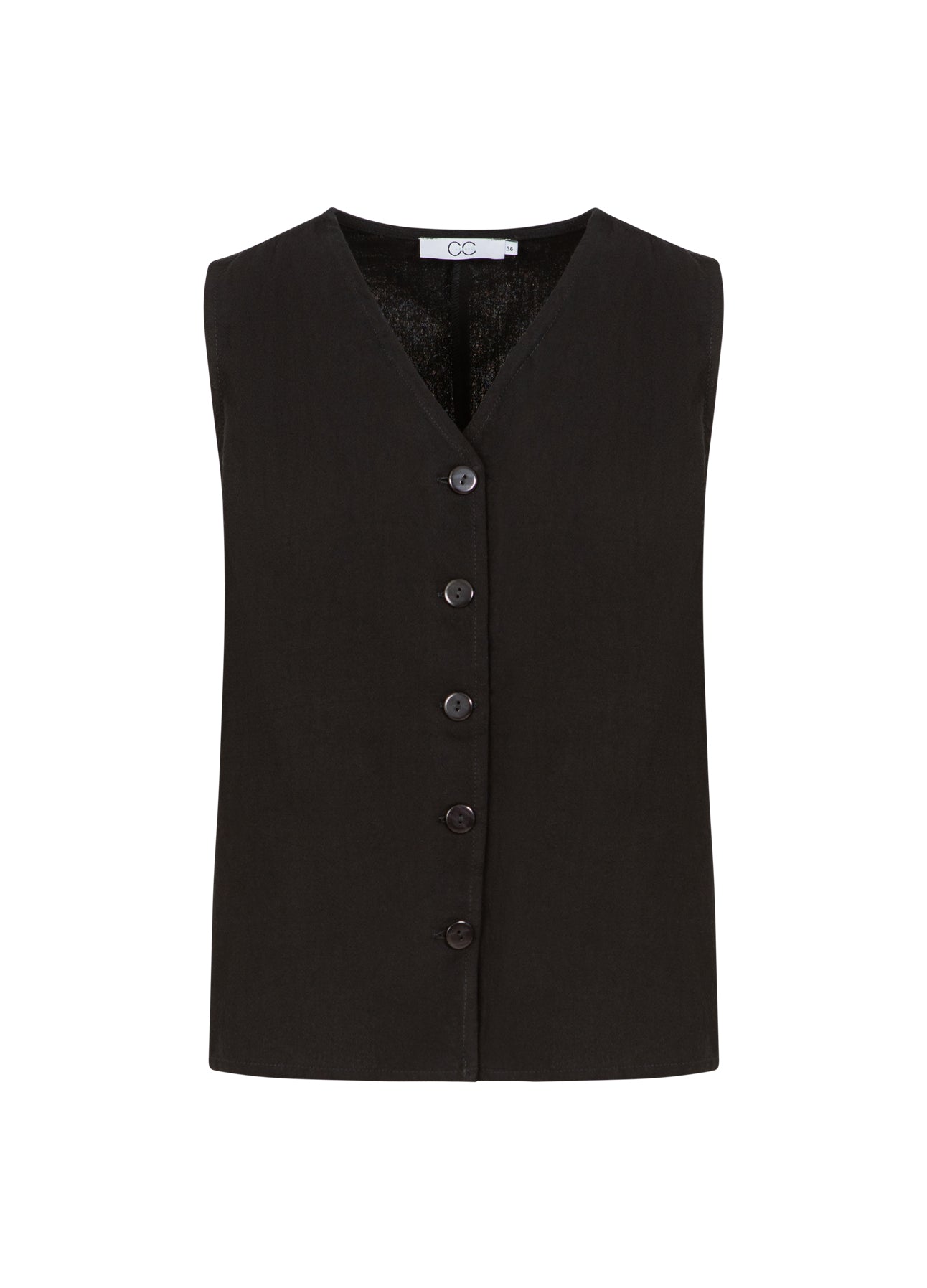 CC HEART SCOUT HØR-LOOK VESTTOP - Black