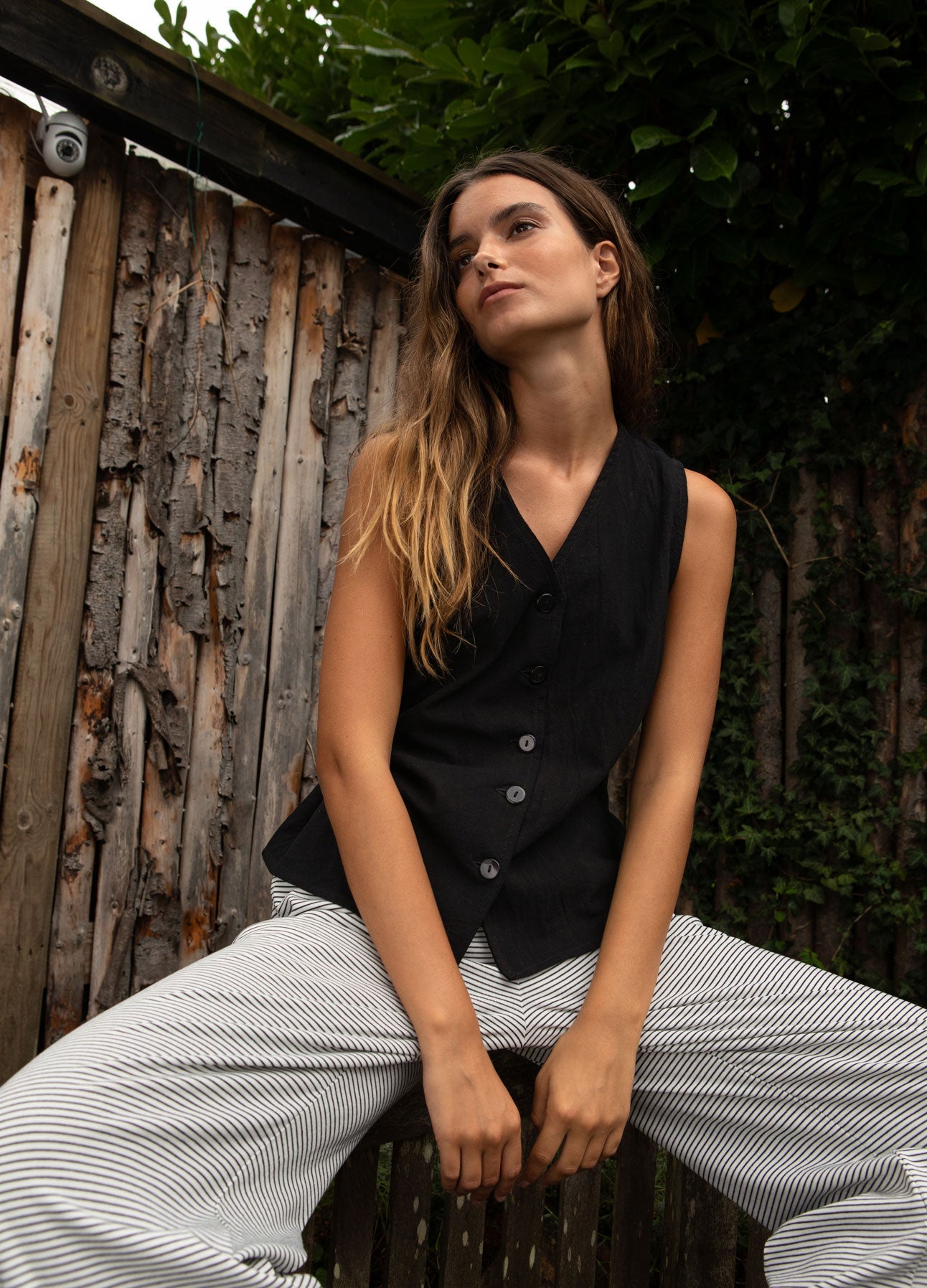 CC HEART SCOUT HØR-LOOK VESTTOP - Black