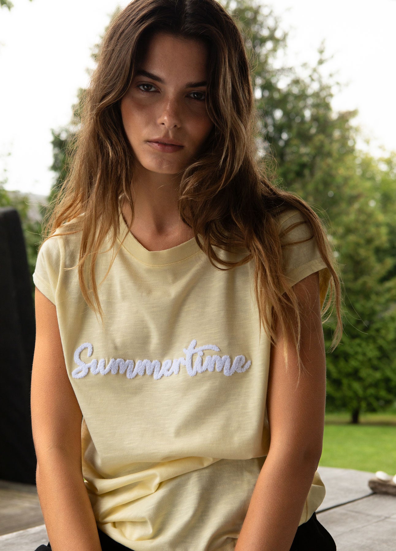 CC HEART SOMMER T-SHIRT - KORT ÆRME - Light honey Online
