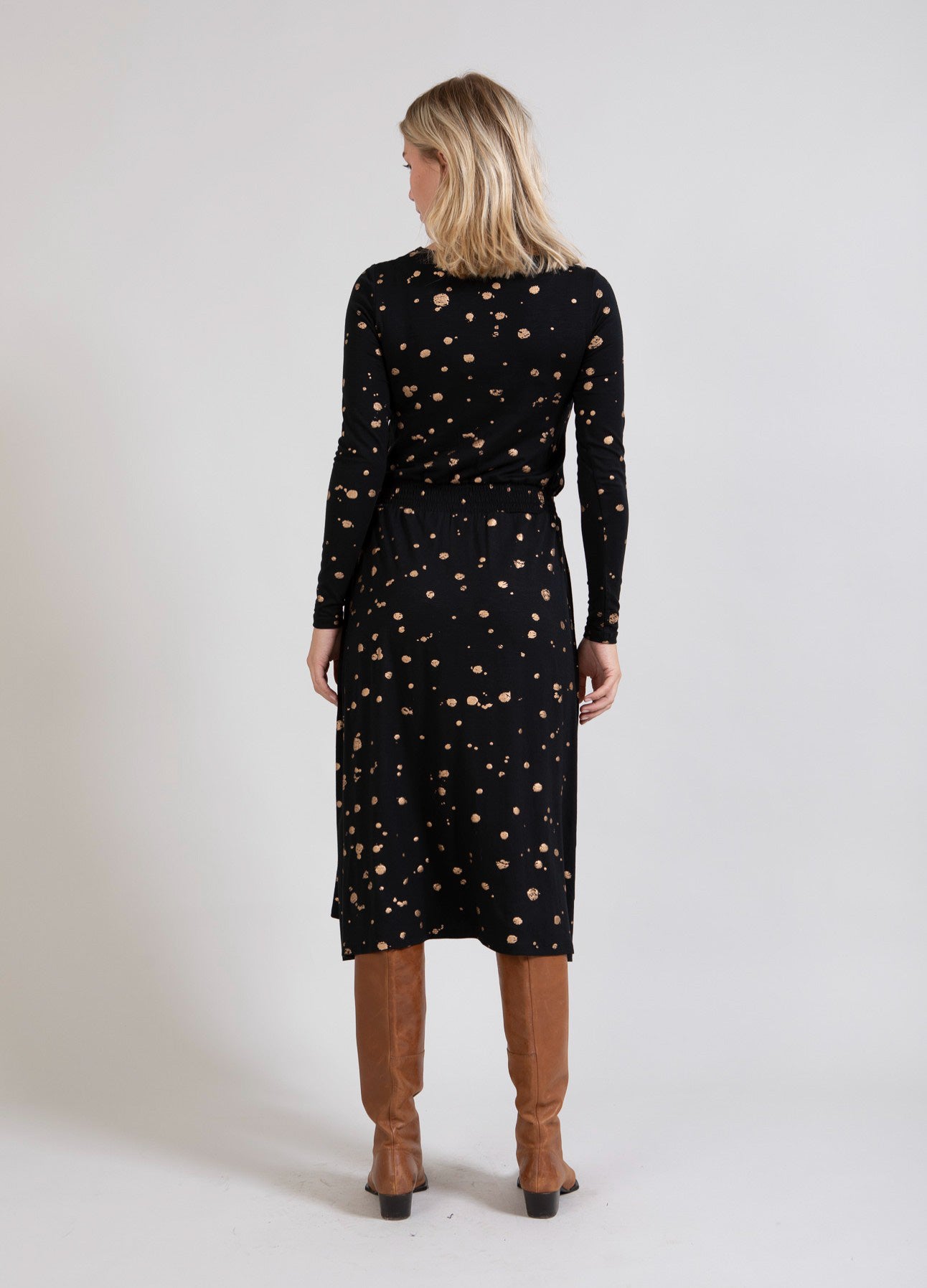 KJOLE MED FOLIE PRINT - Foil print