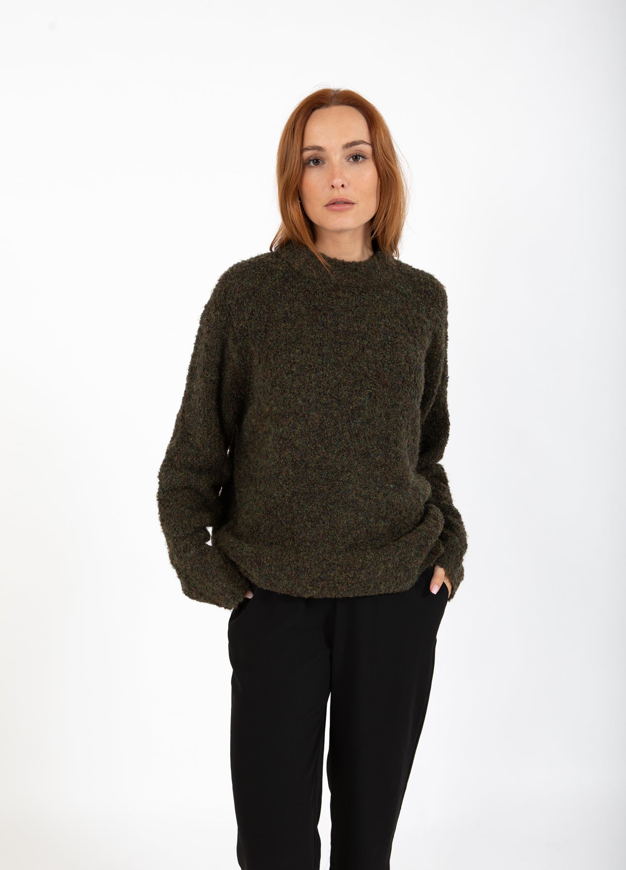 CC HEART AMAYA STRIK SWEATER - Army Online