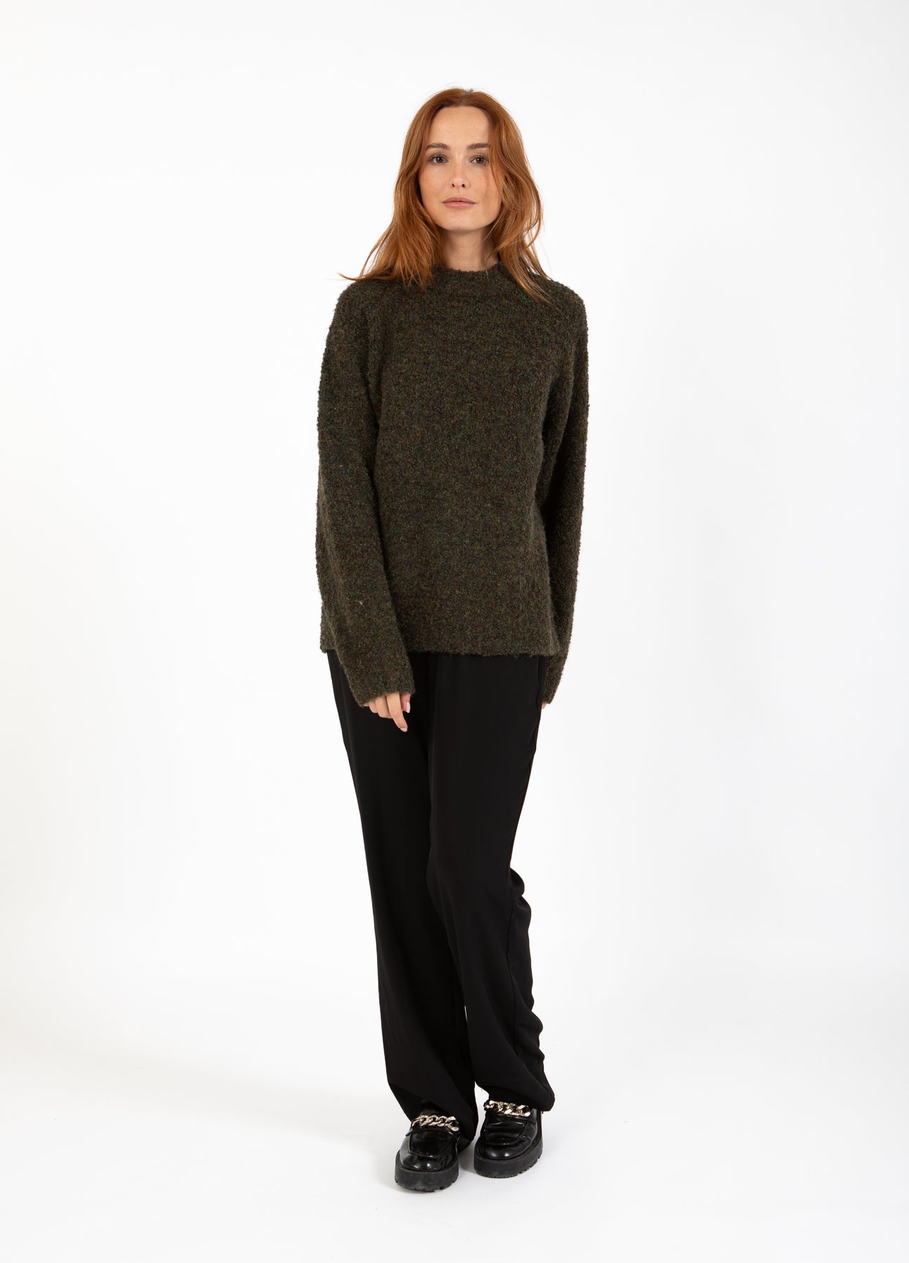 CC HEART AMAYA STRIK SWEATER - Army Online