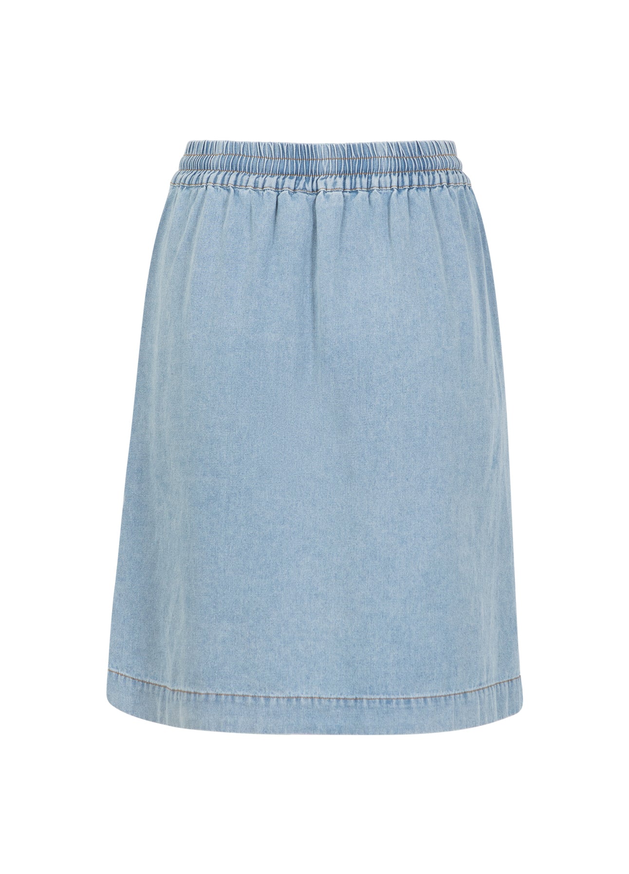 CC HEART ELLIS DENIM NEDERDEL - Blue denim