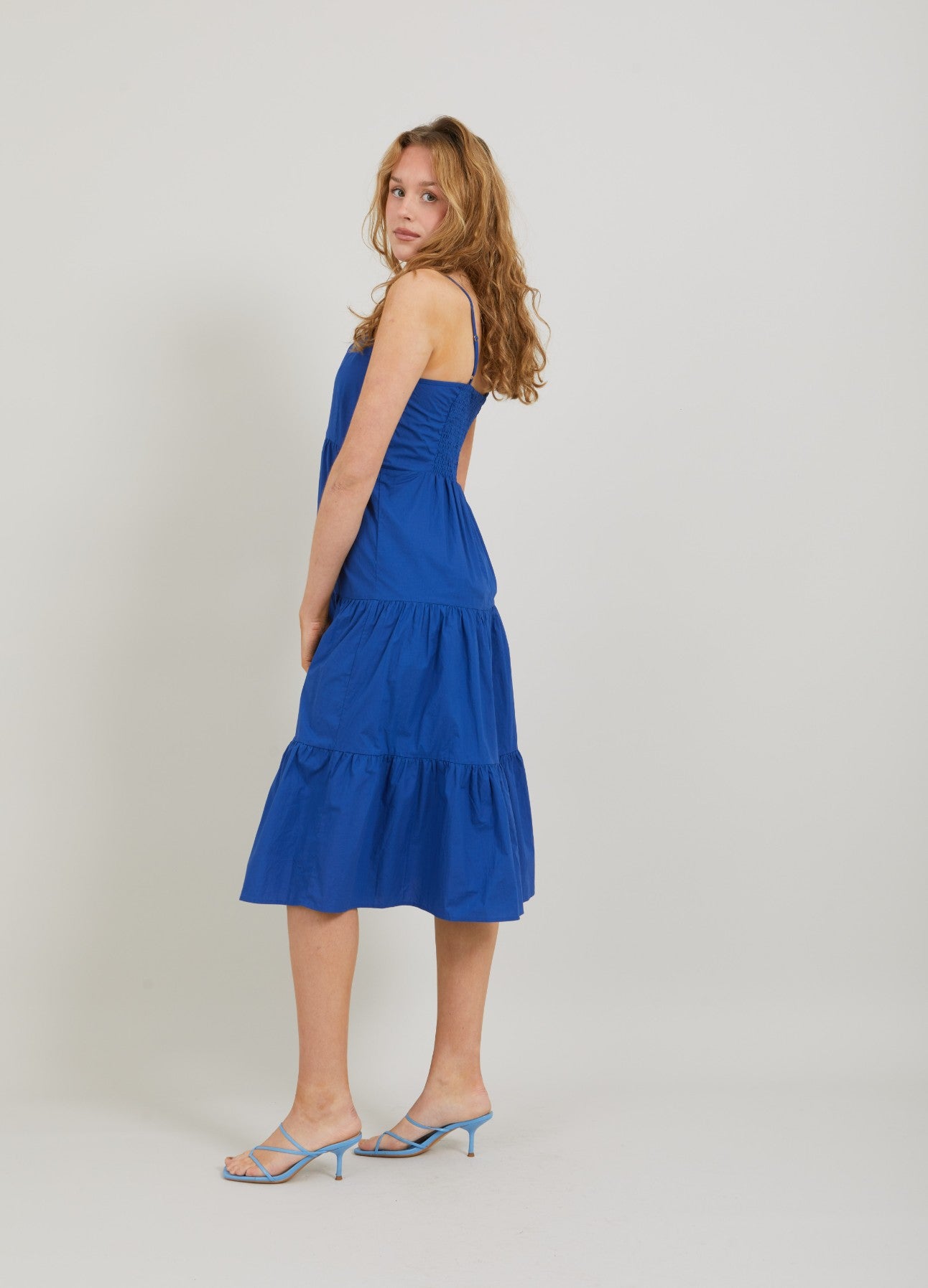 CC HEART LARA LANG KJOLE - Electric blue