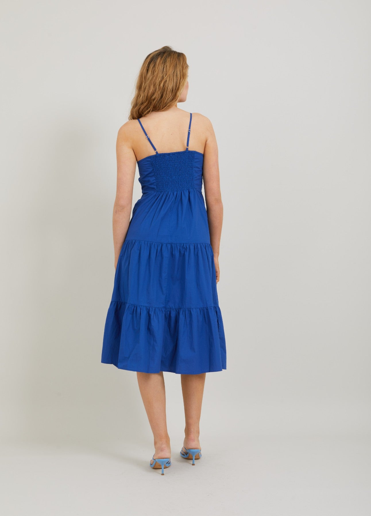 CC HEART LARA LANG KJOLE - Electric blue