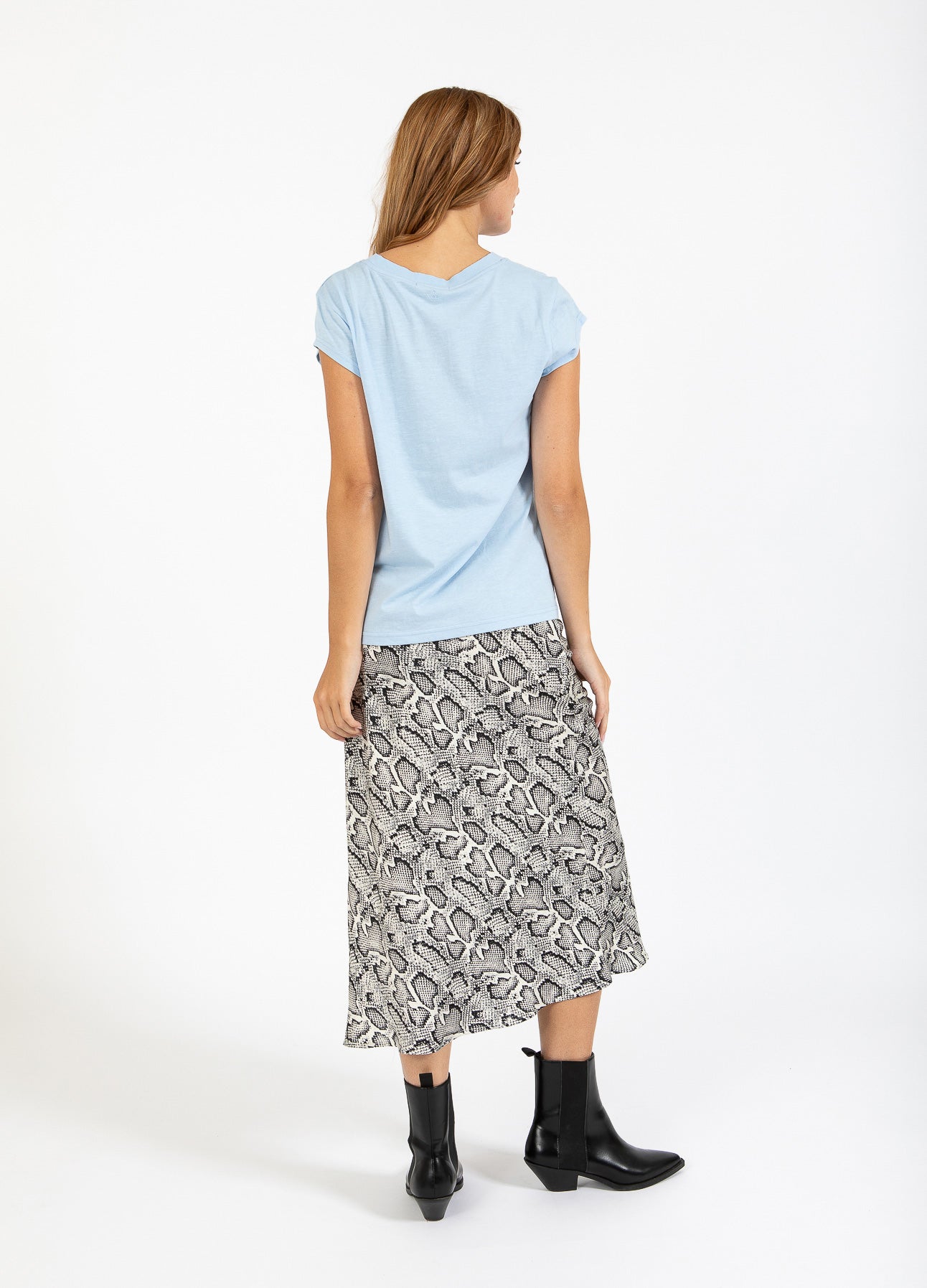 CC HEART LOVE T-SHIRT - KORTÆRME - Powder blue