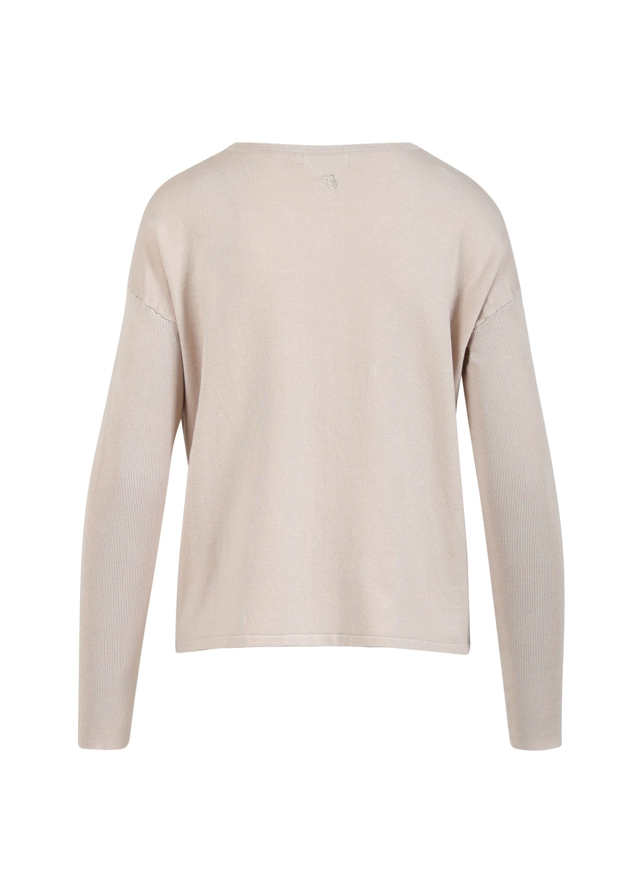 CC HEART BELLA LØS STRIK - Creme melange