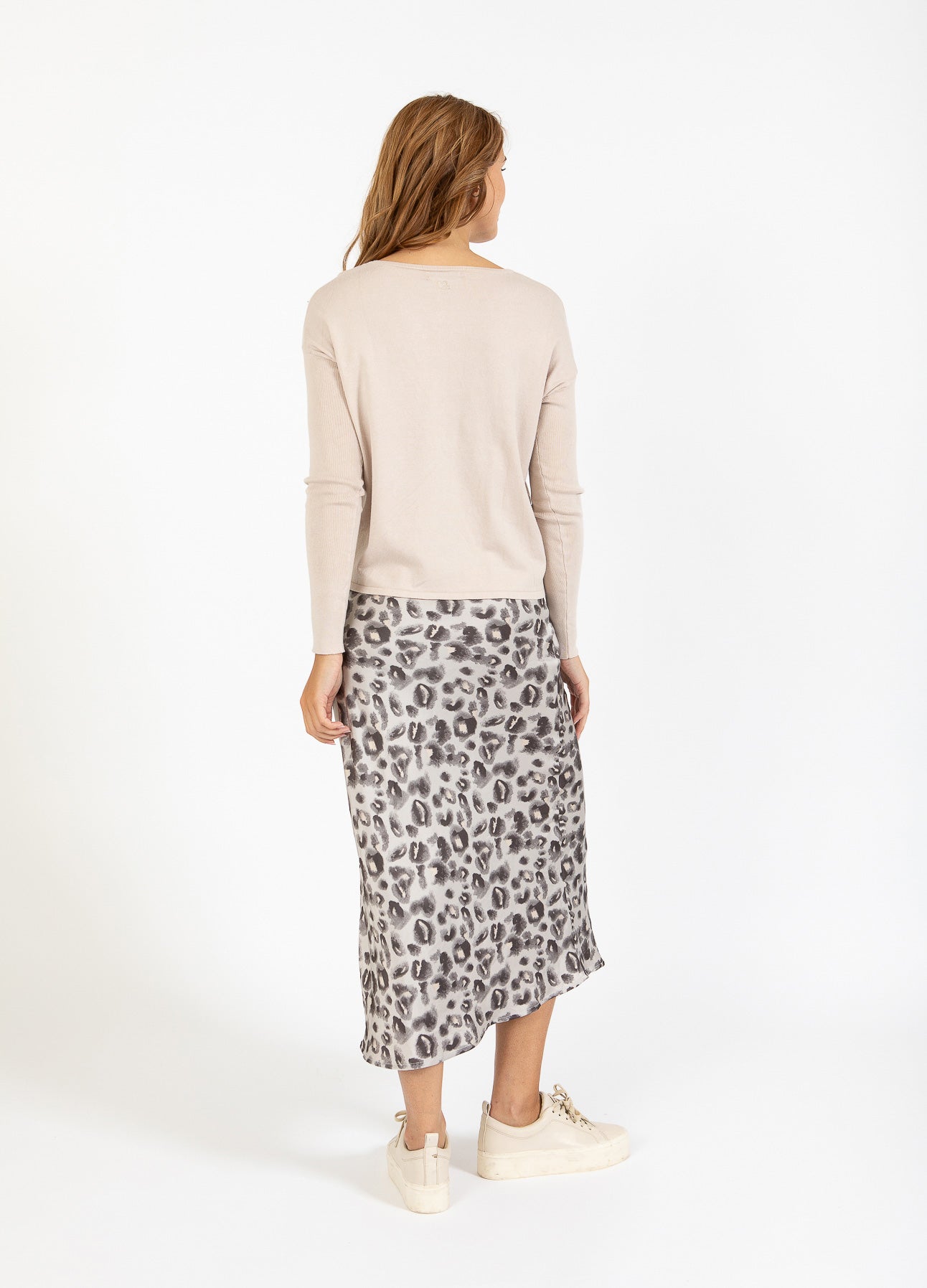 CC HEART BELLA LØS STRIK - Creme melange