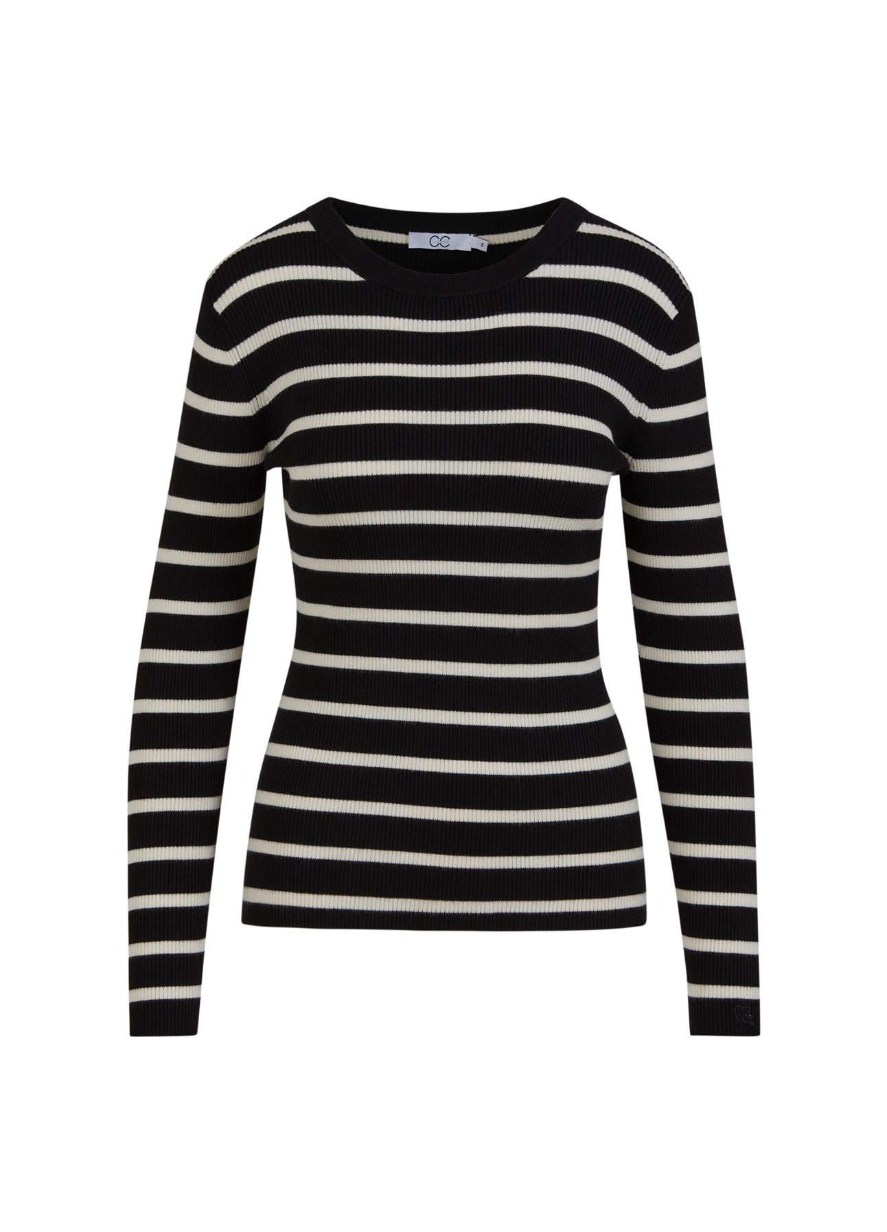 CC HEART ELENA STRIK BLUSE - Off white/navy stipes