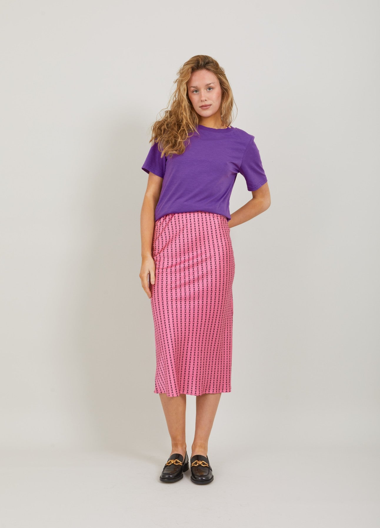 CC HEART REGULAR T-SHIRT - Warm purple Mode