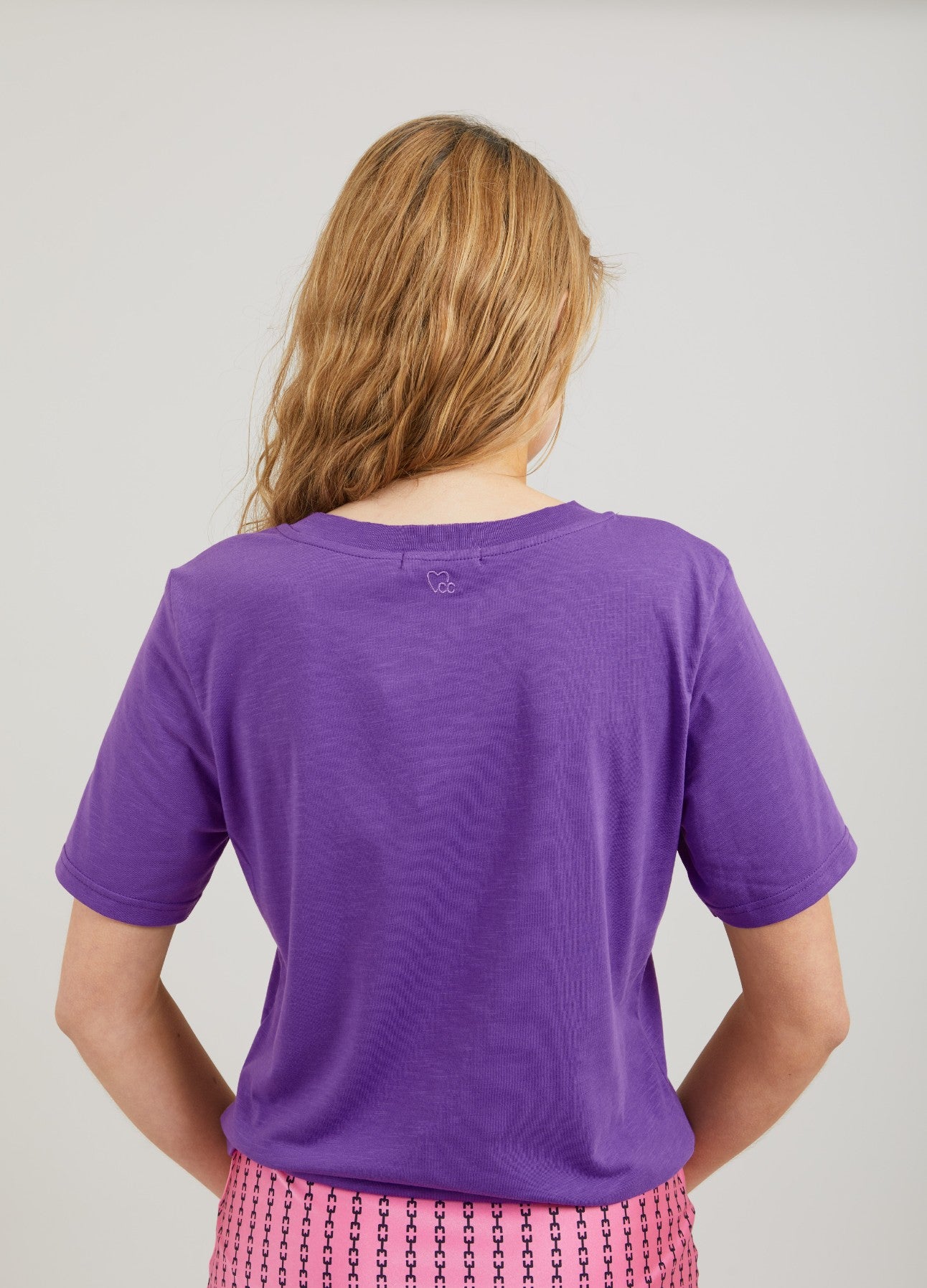 CC HEART REGULAR T-SHIRT - Warm purple Mode