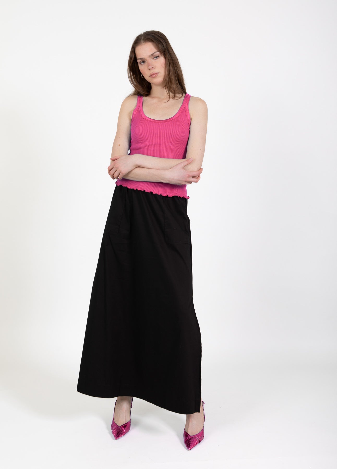 CC HEART SILKE-TOP - Berry Online nu