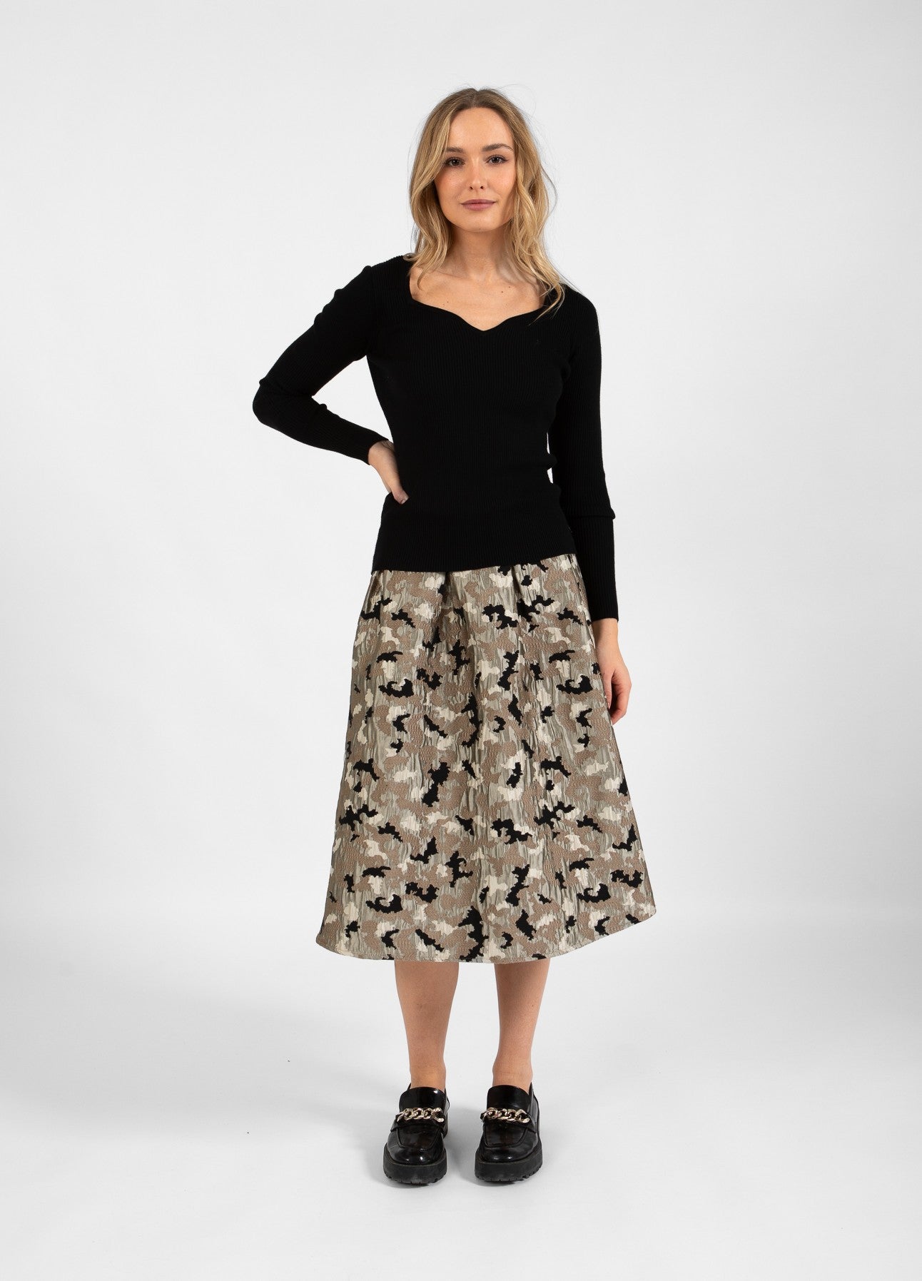 JACQUARD NEDERDEL - Graphic jaquard