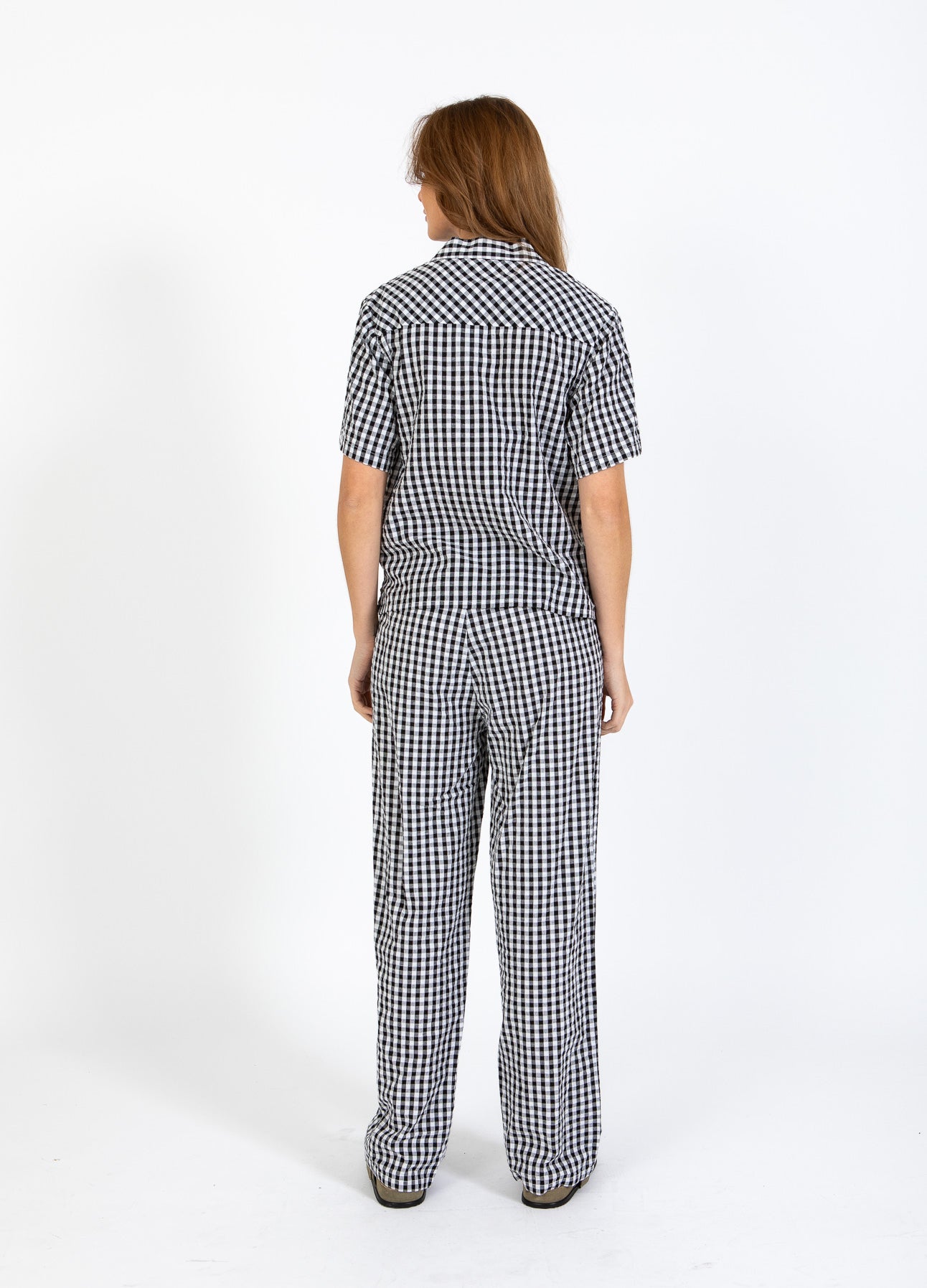 CC HEART ALENA PULL-ON BUKSER - Black/white check