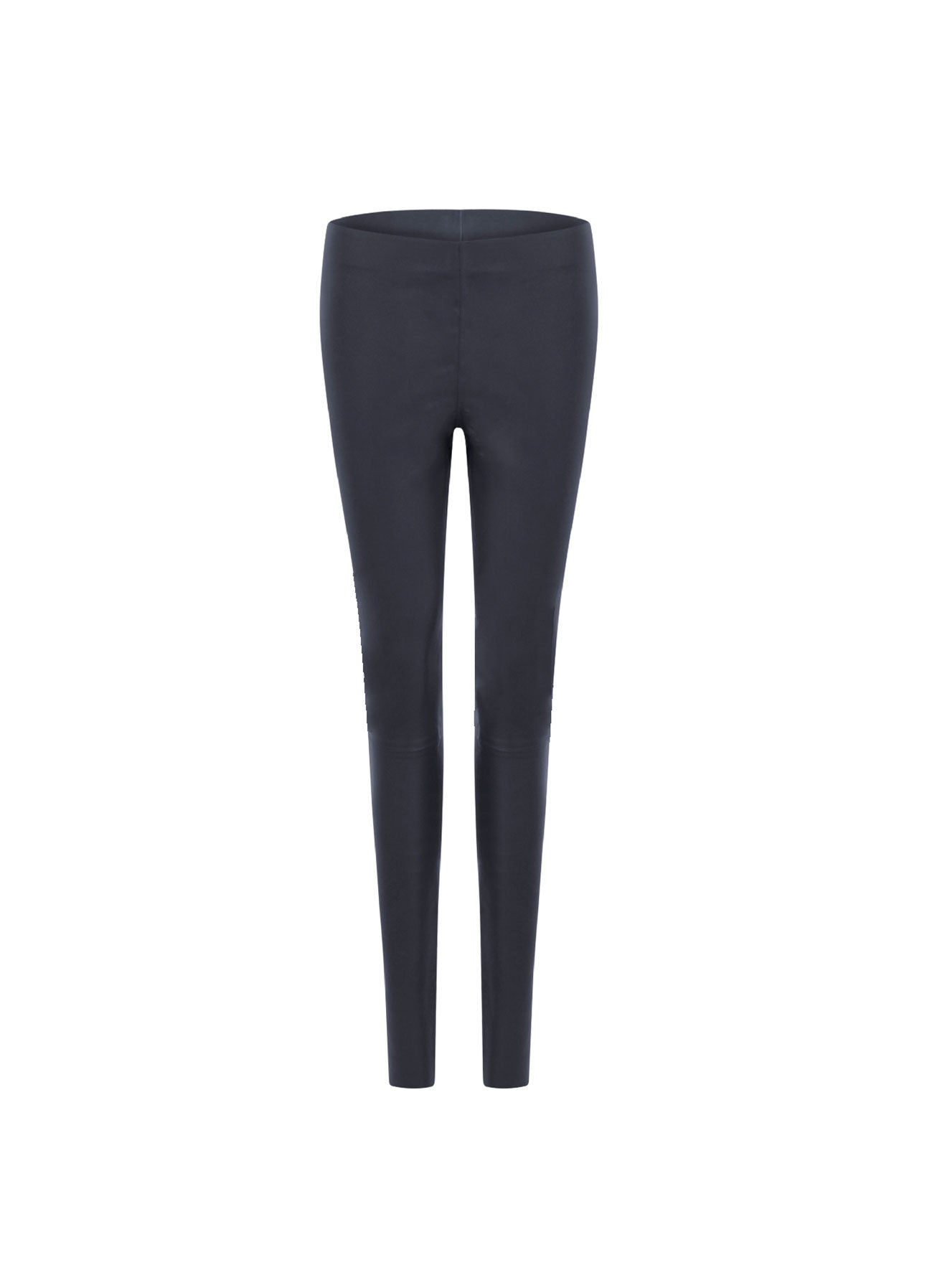 CC HEART LÆDERLEGGINGS - Dark blue Levere