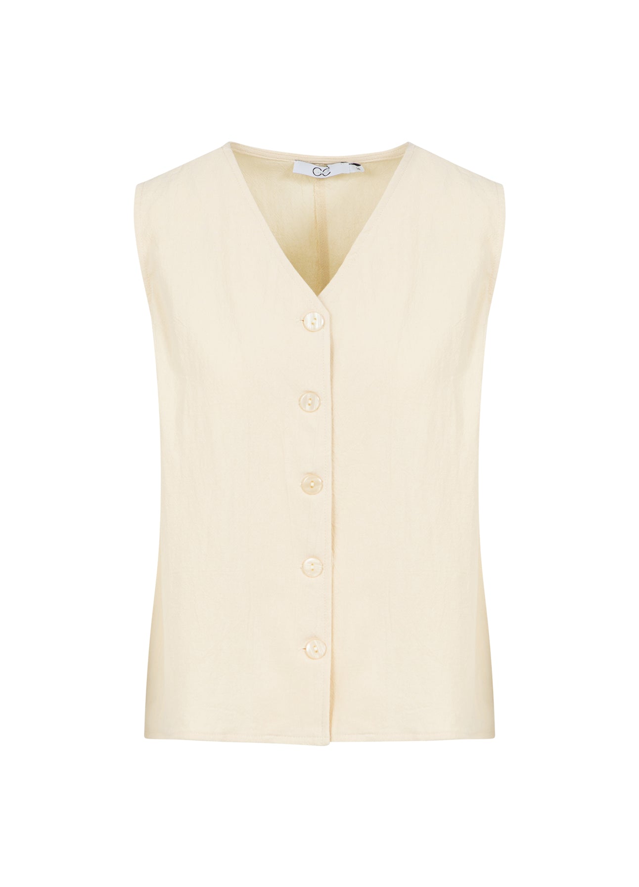 CC HEART SCOUT HØR-LOOK VESTTOP - Light honey