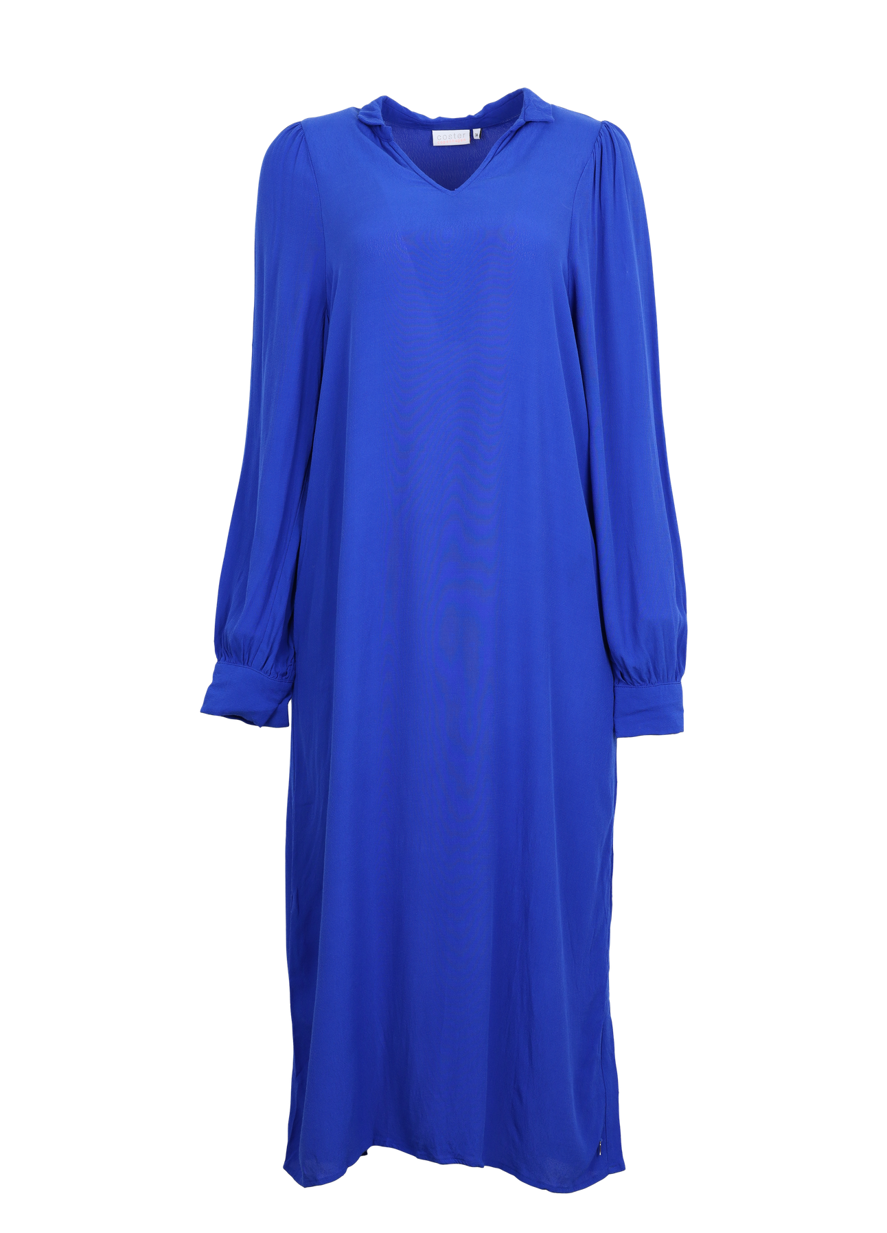 PRE-LOVED KJOLE M. BREDE ÆRMER - Electric blue