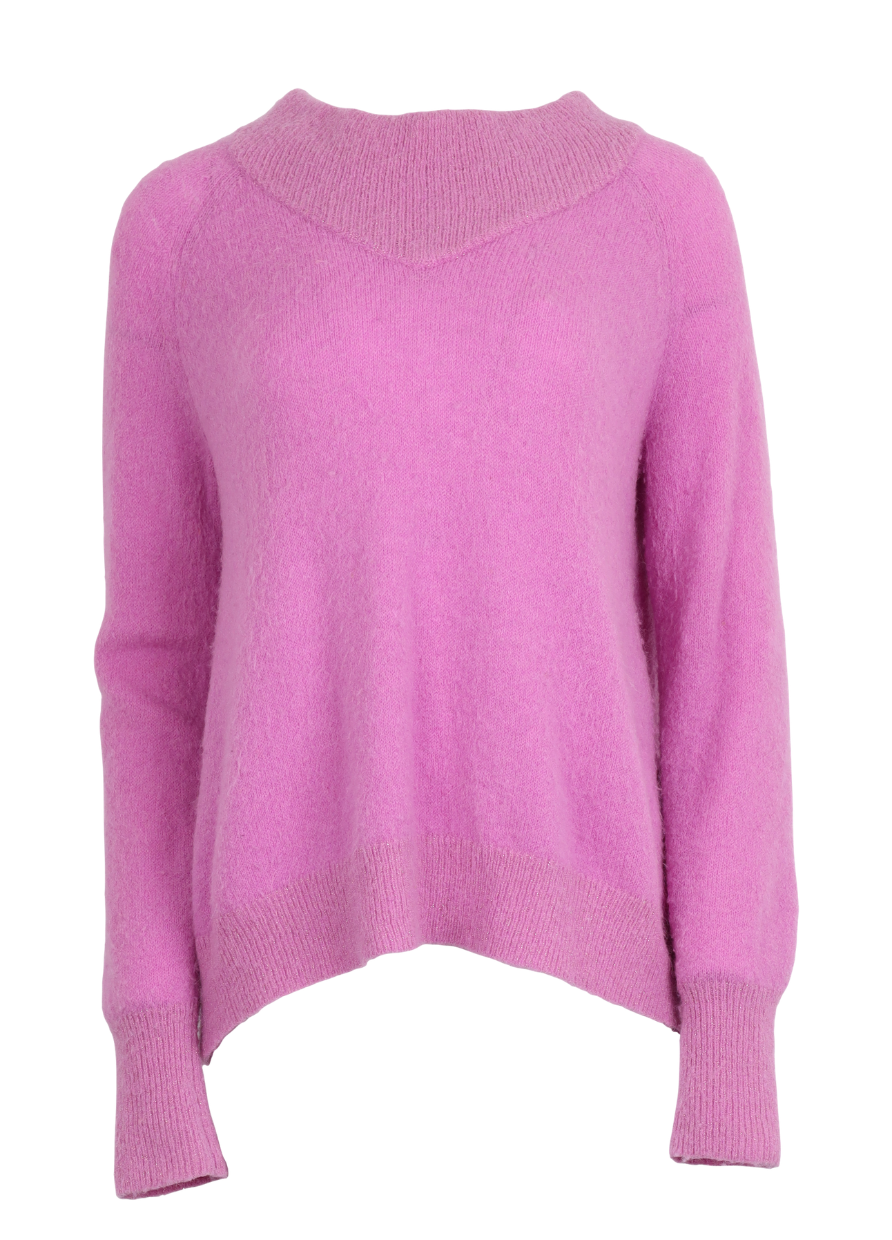 PRE-LOVED Sweater w. high neck - Pink